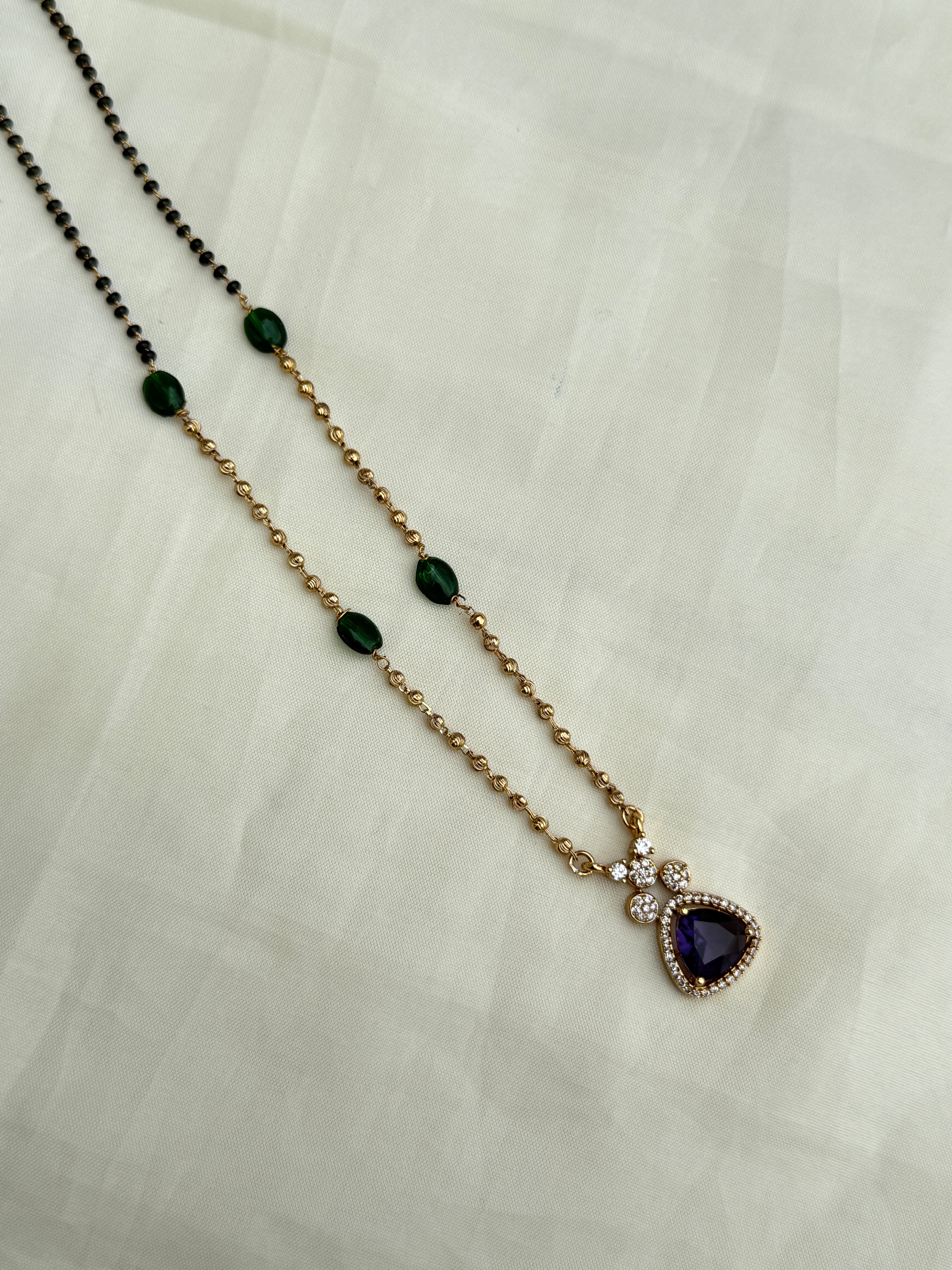 Bb011 single line 18 inches blackbeads