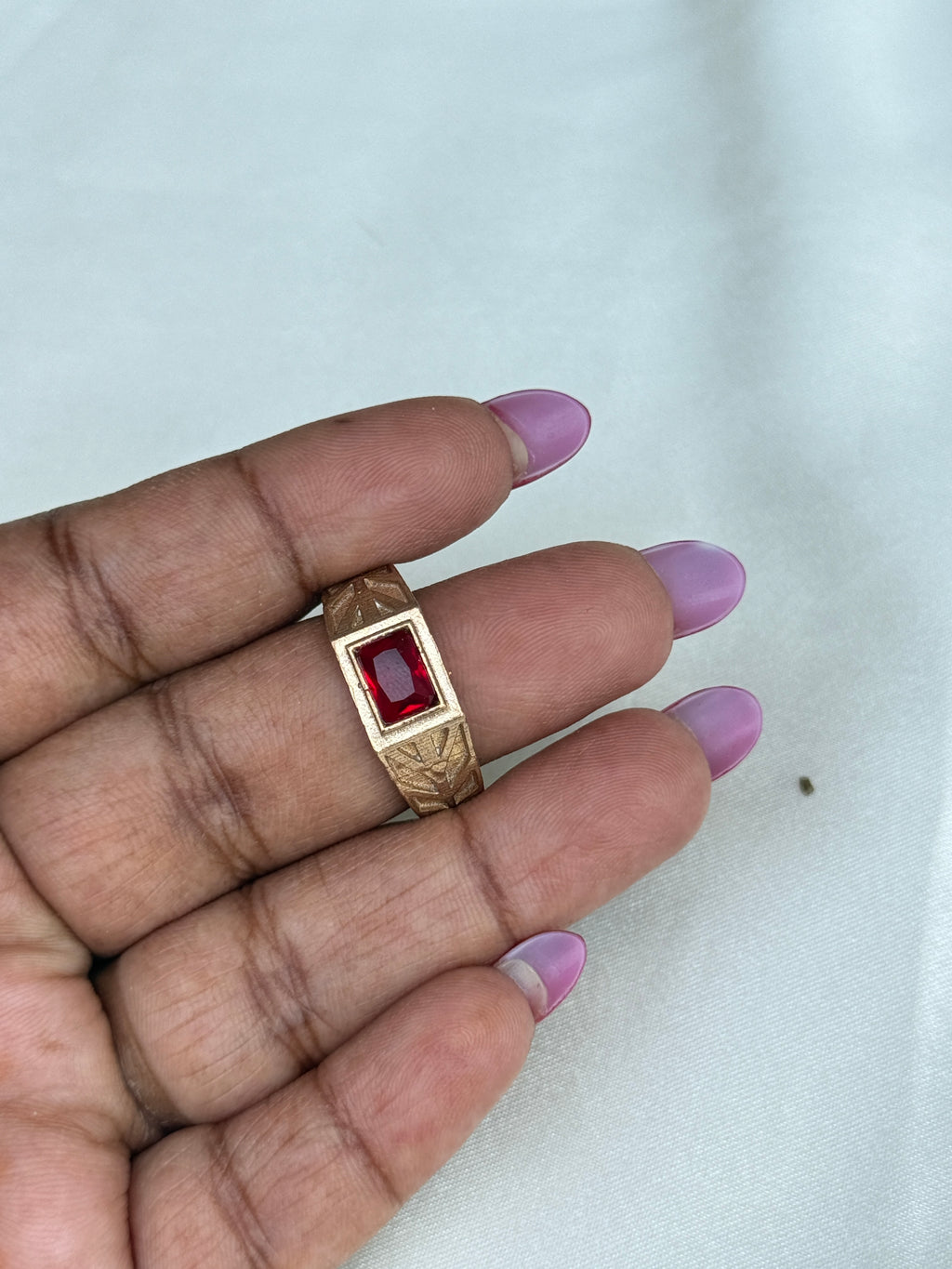 RG102 panchaloham unpolished finger ring
