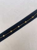 5 hearts adjustable bracelet AB1579
