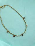 DC101 anti tarnish multi hearts 18inches adjustable daliy wear chains