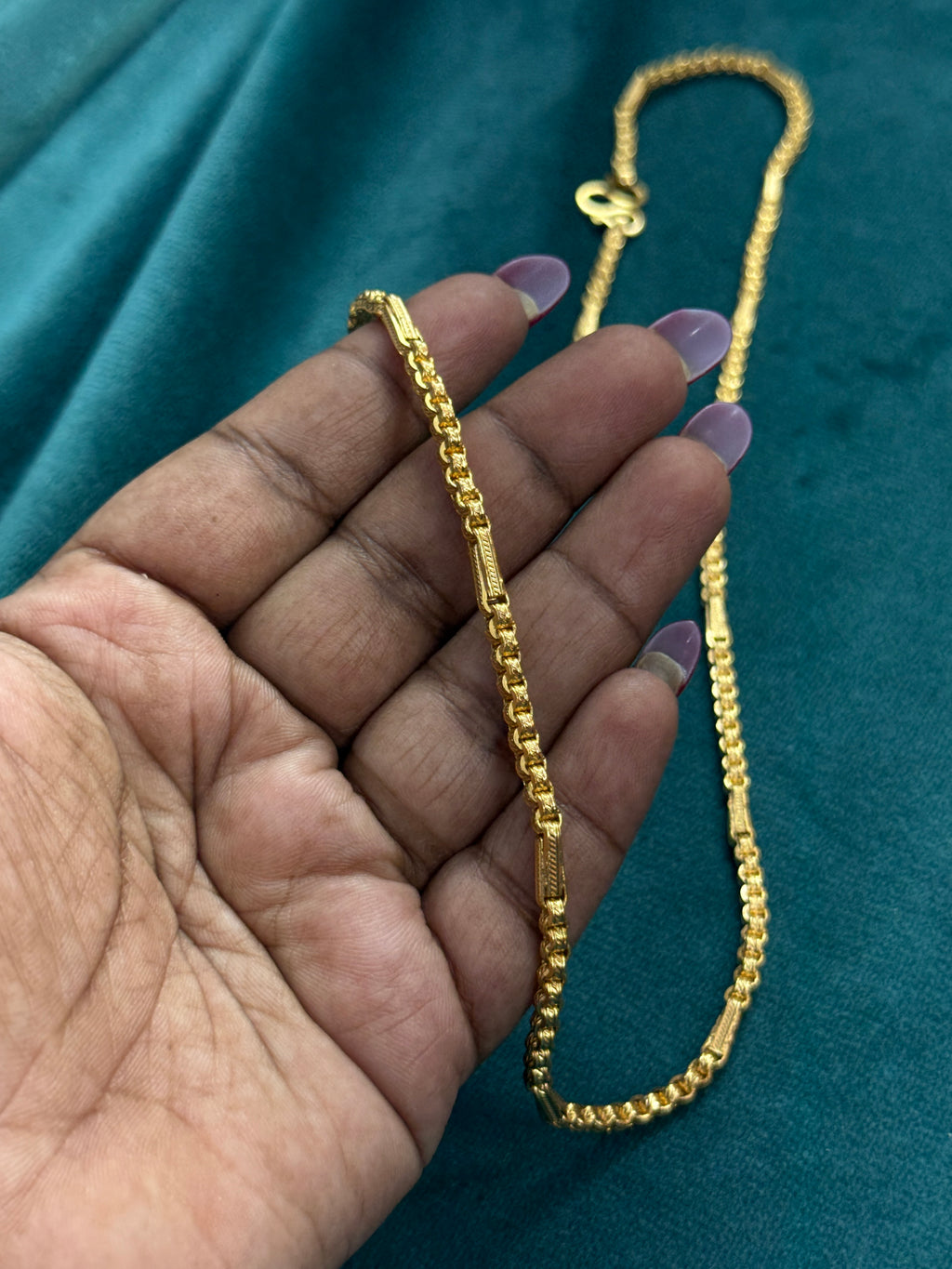 Tc035 panchaloham polished thali chain