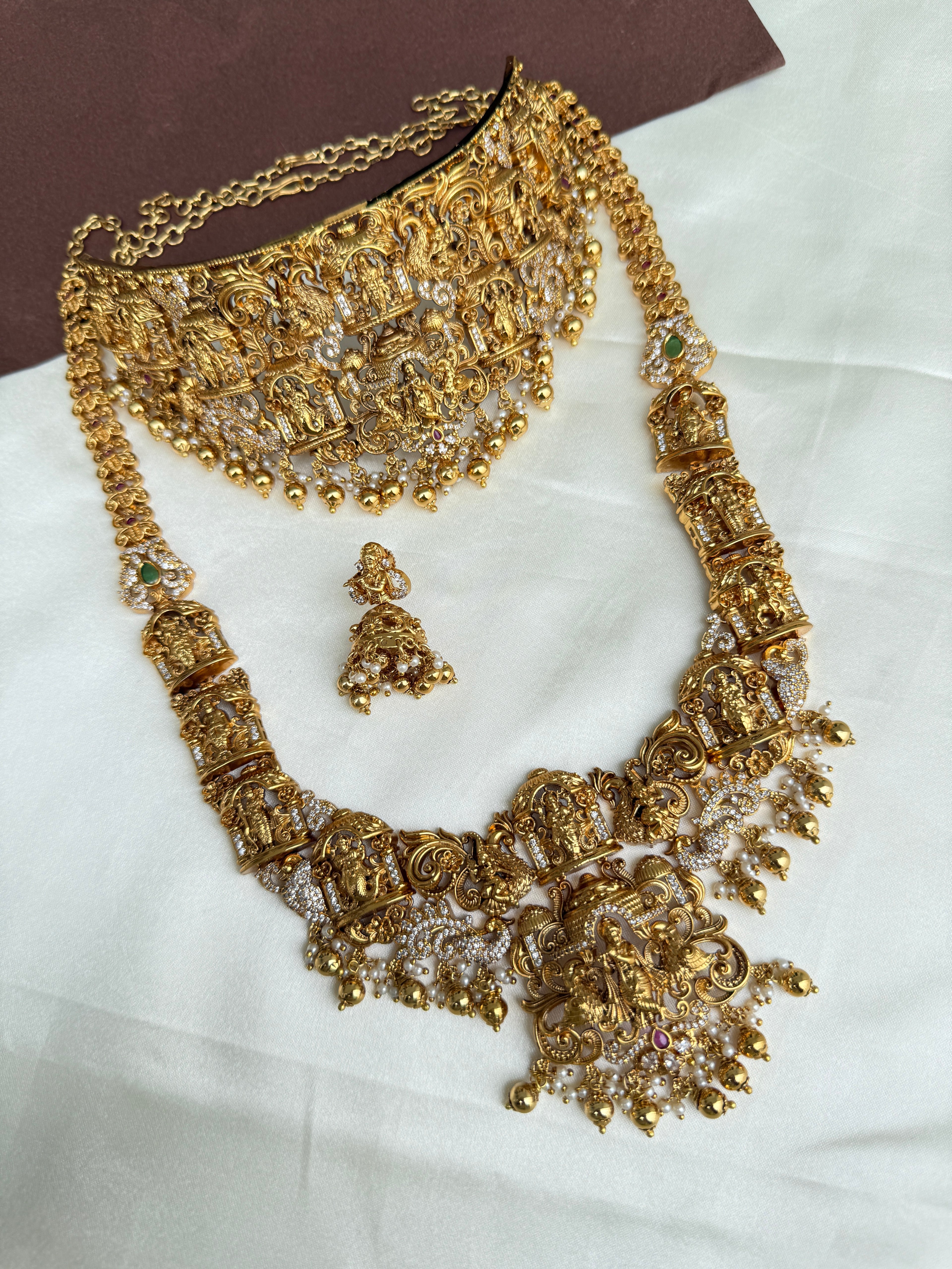 Bs100 nakshi dasavataram Bridal set