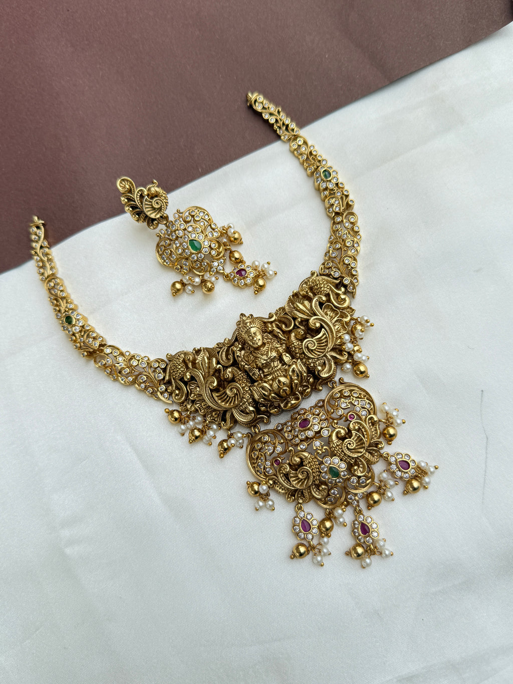 Ns394 Lakshmi devi nakshi neckset