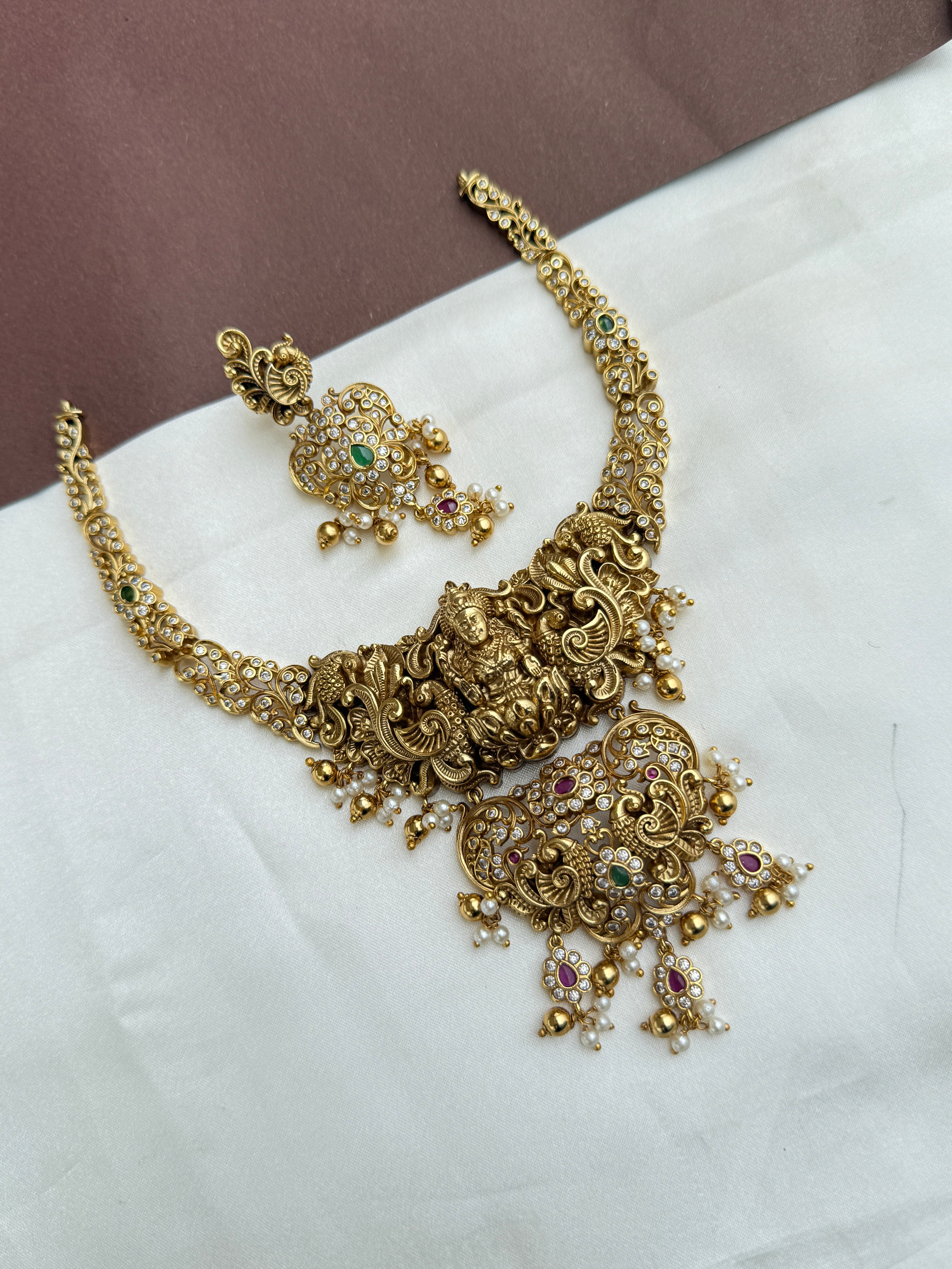 Ns394 Lakshmi devi nakshi neckset
