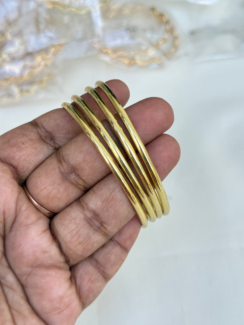 Ph163 plain panchaloham bangles