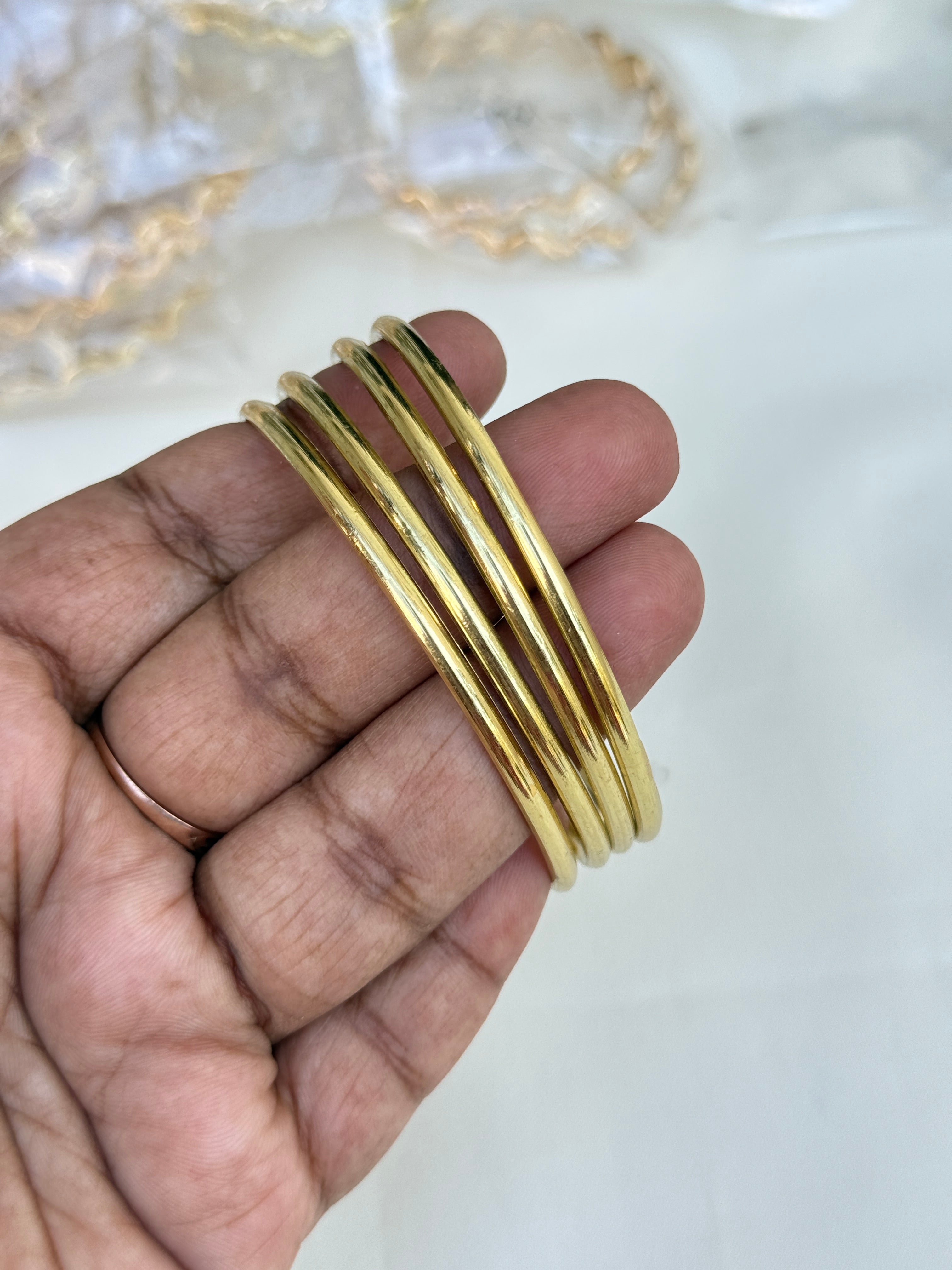Ph163 plain panchaloham bangles