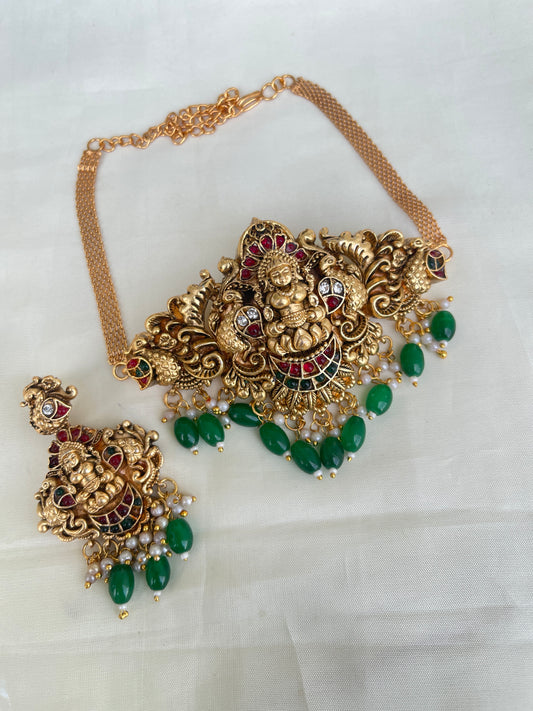 Lakshmi Devi choker with earrings