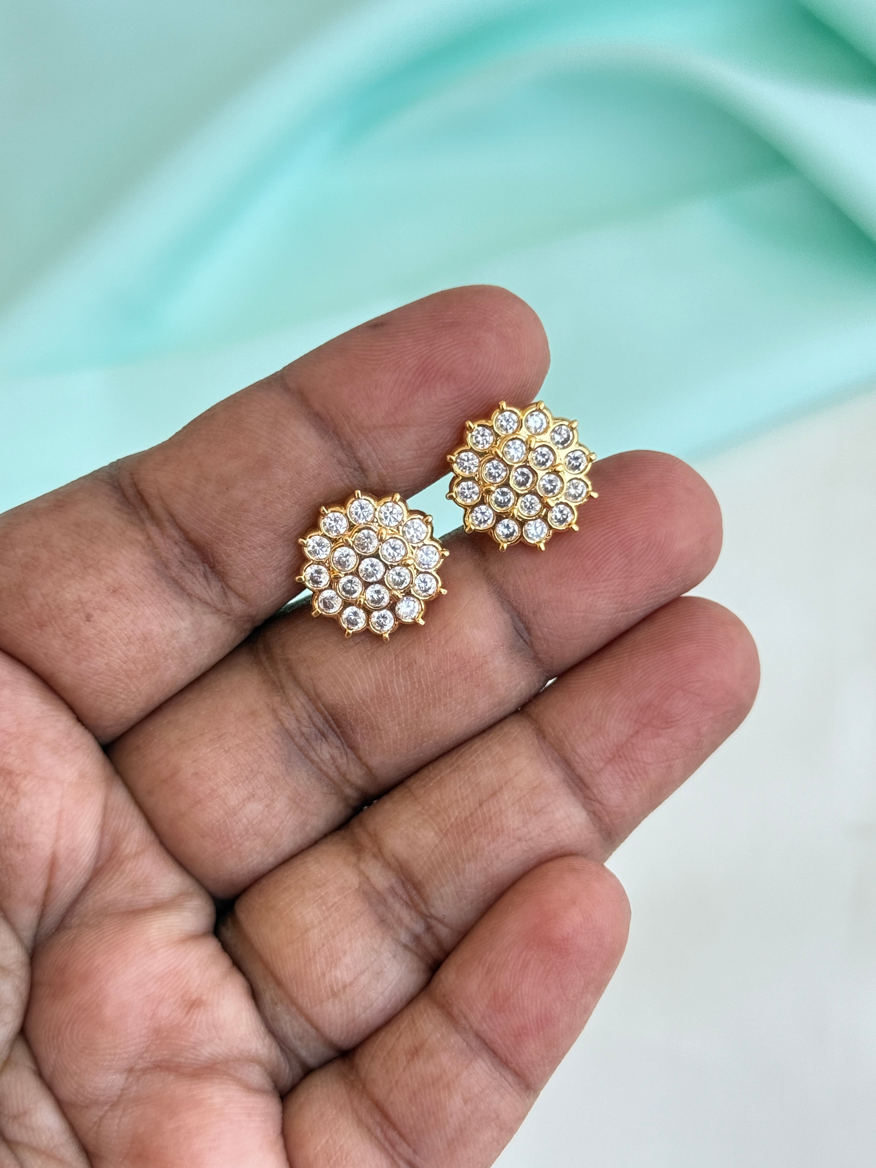 Ph521 panchaloham flower back screw studs