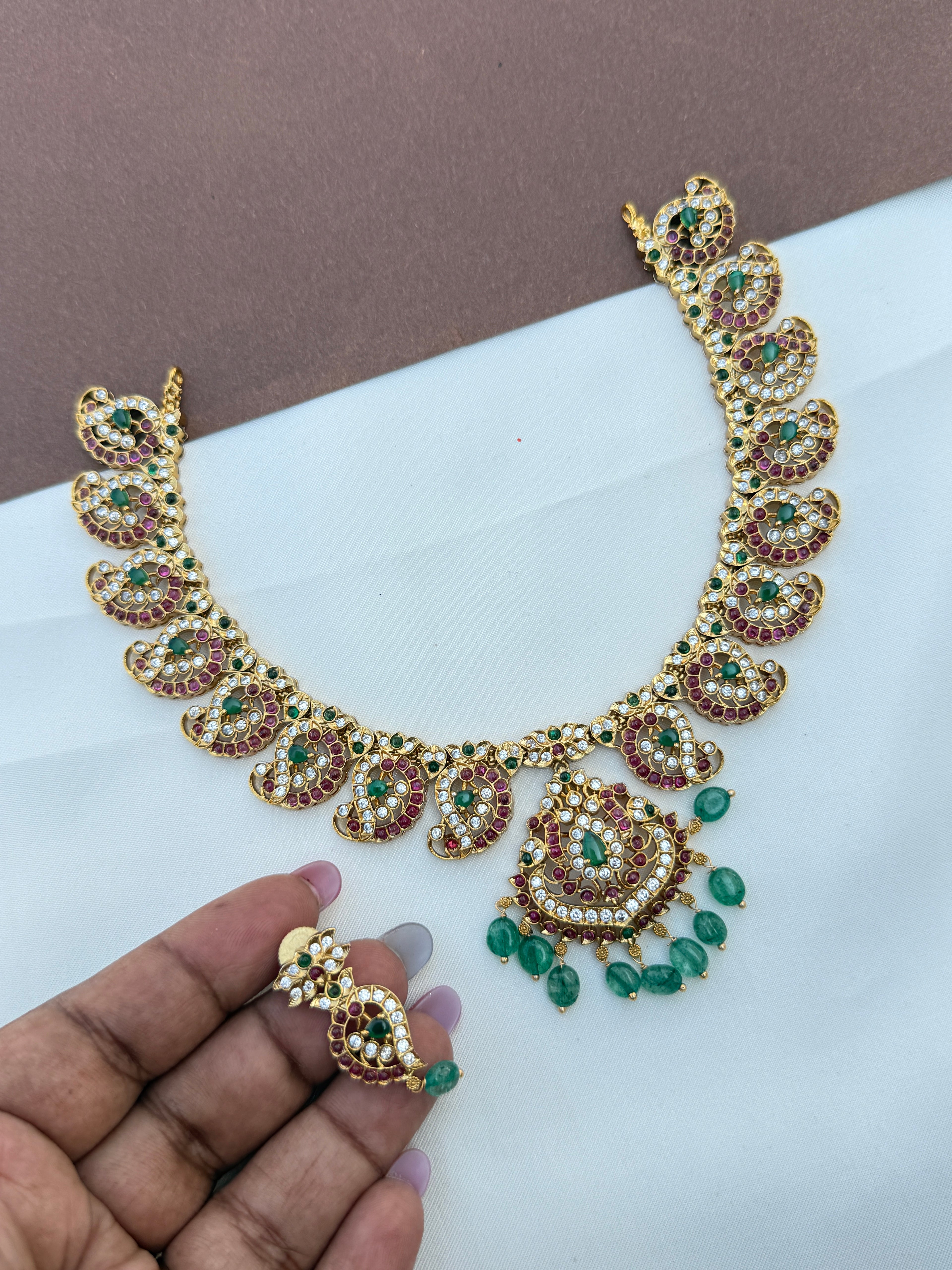Ns579 kemp mango neckset