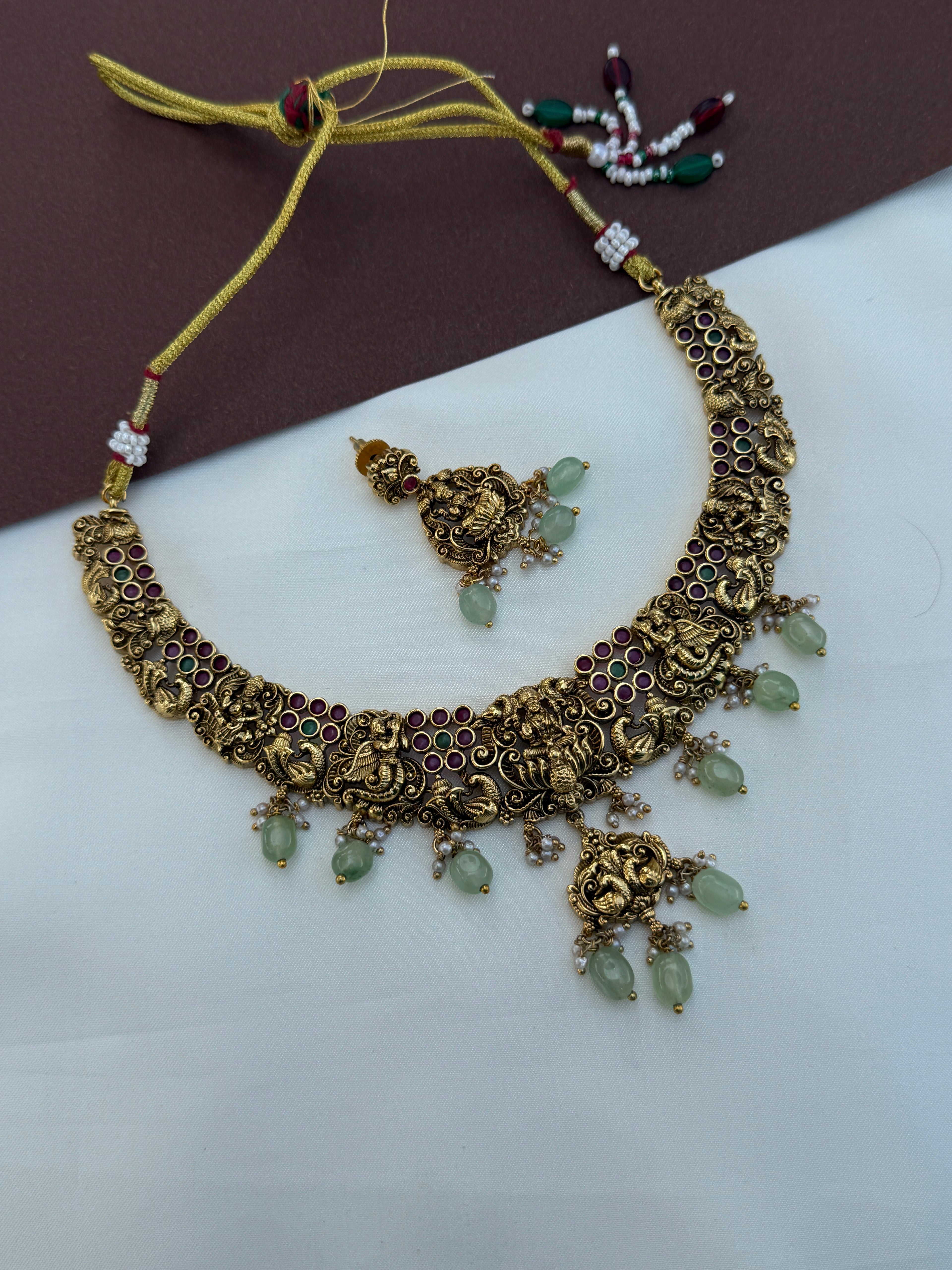 Ns735 Lakshmi devi neckset