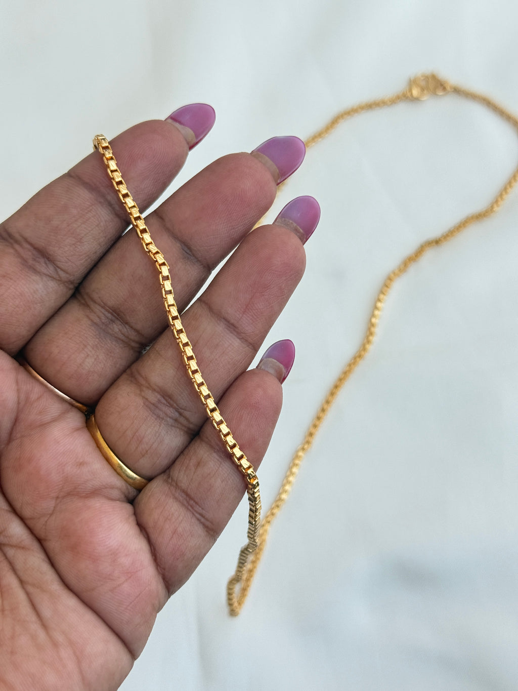 Tc042 panchaloham polished thalichains