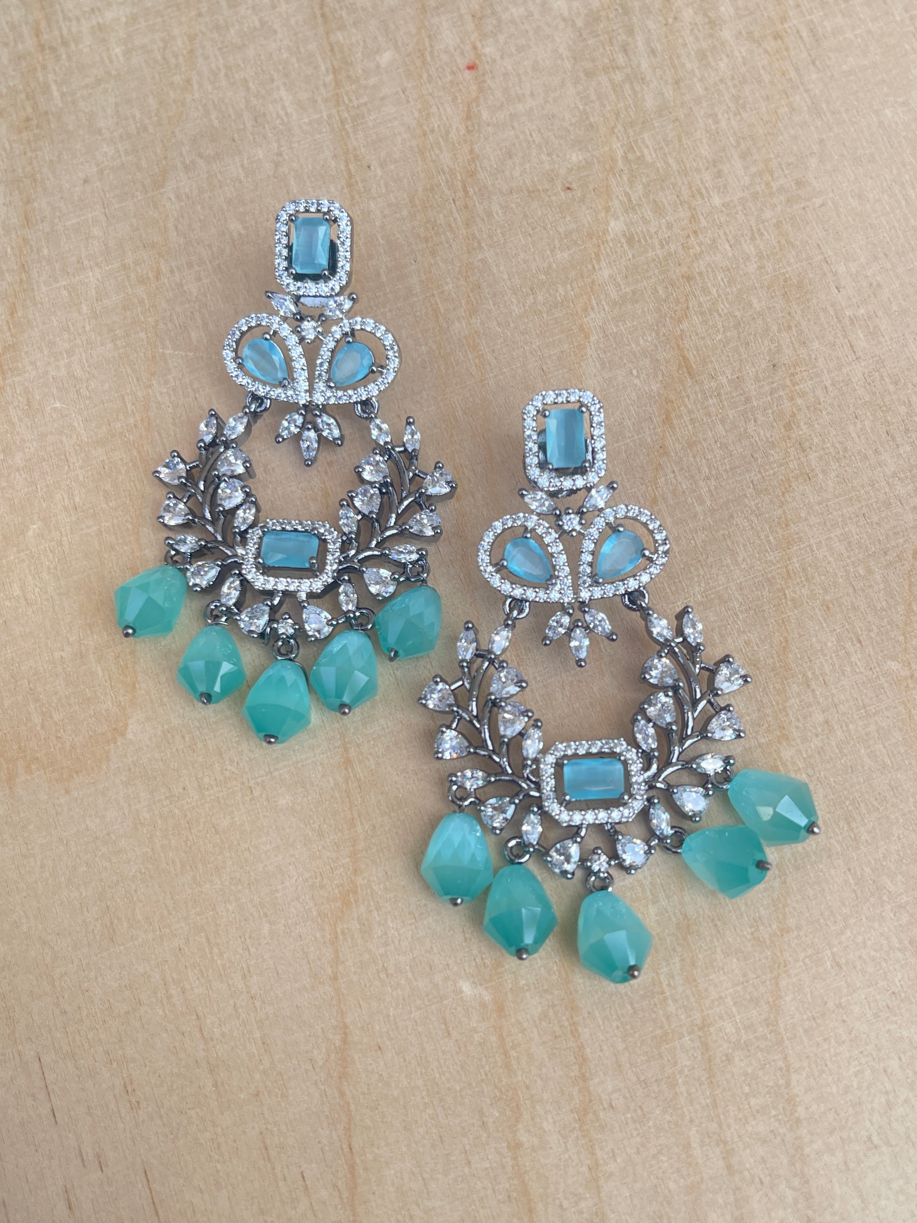 Zircon Western pastel earrings