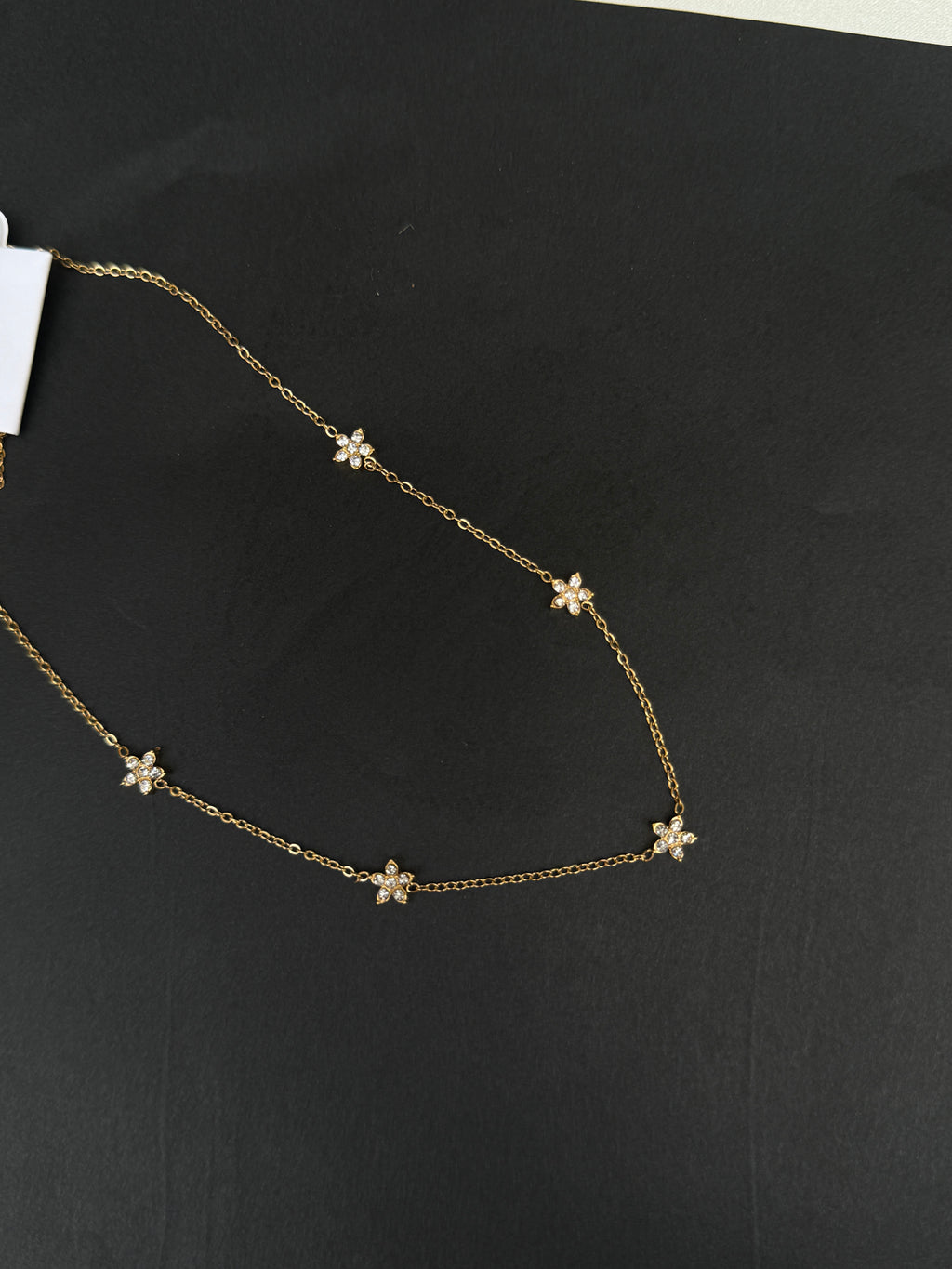 Dc015 5 flowers Anti tarnish chain