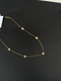Dc015 5 flowers Anti tarnish chain