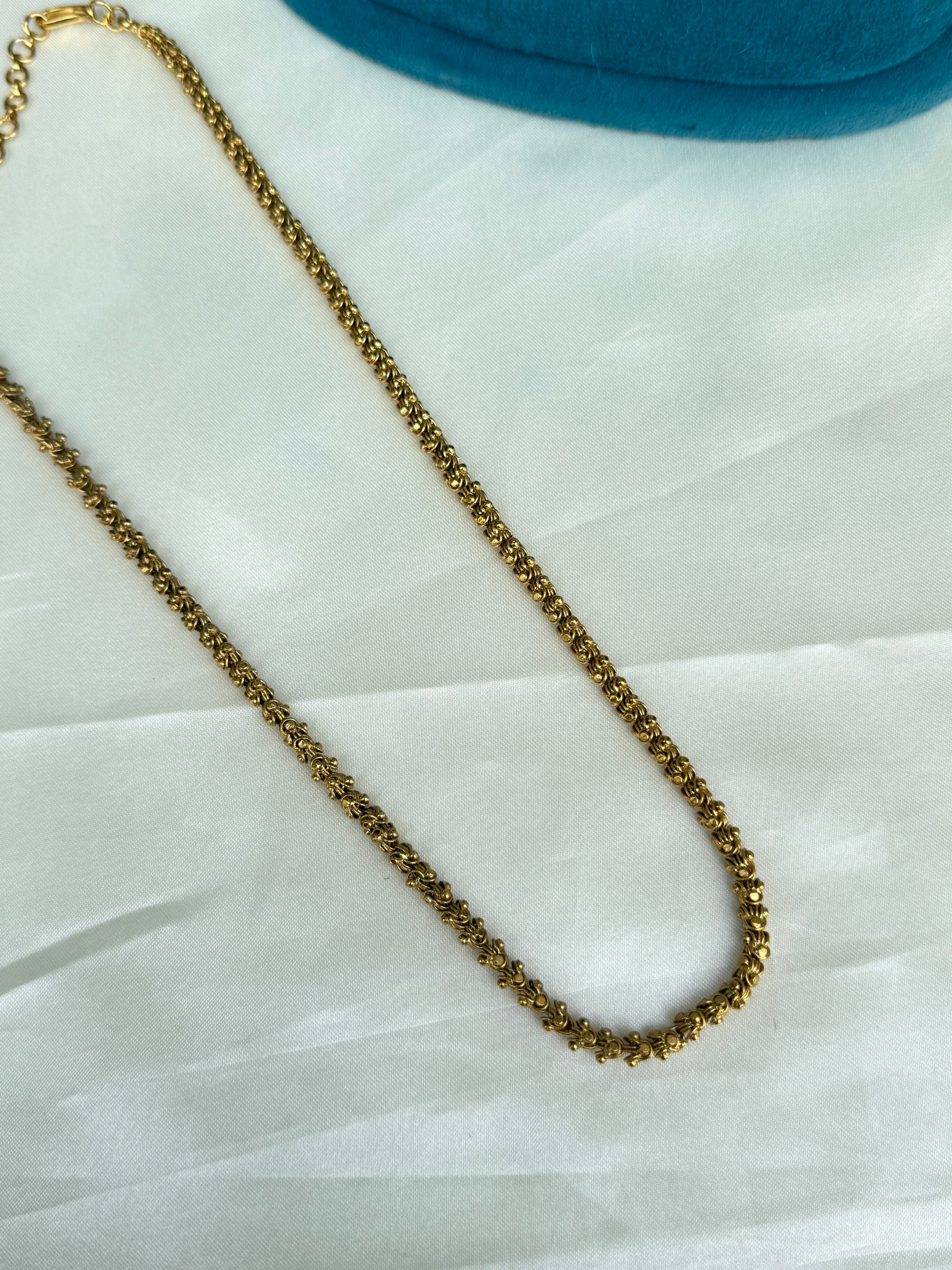 Bb0020 plain gold chain