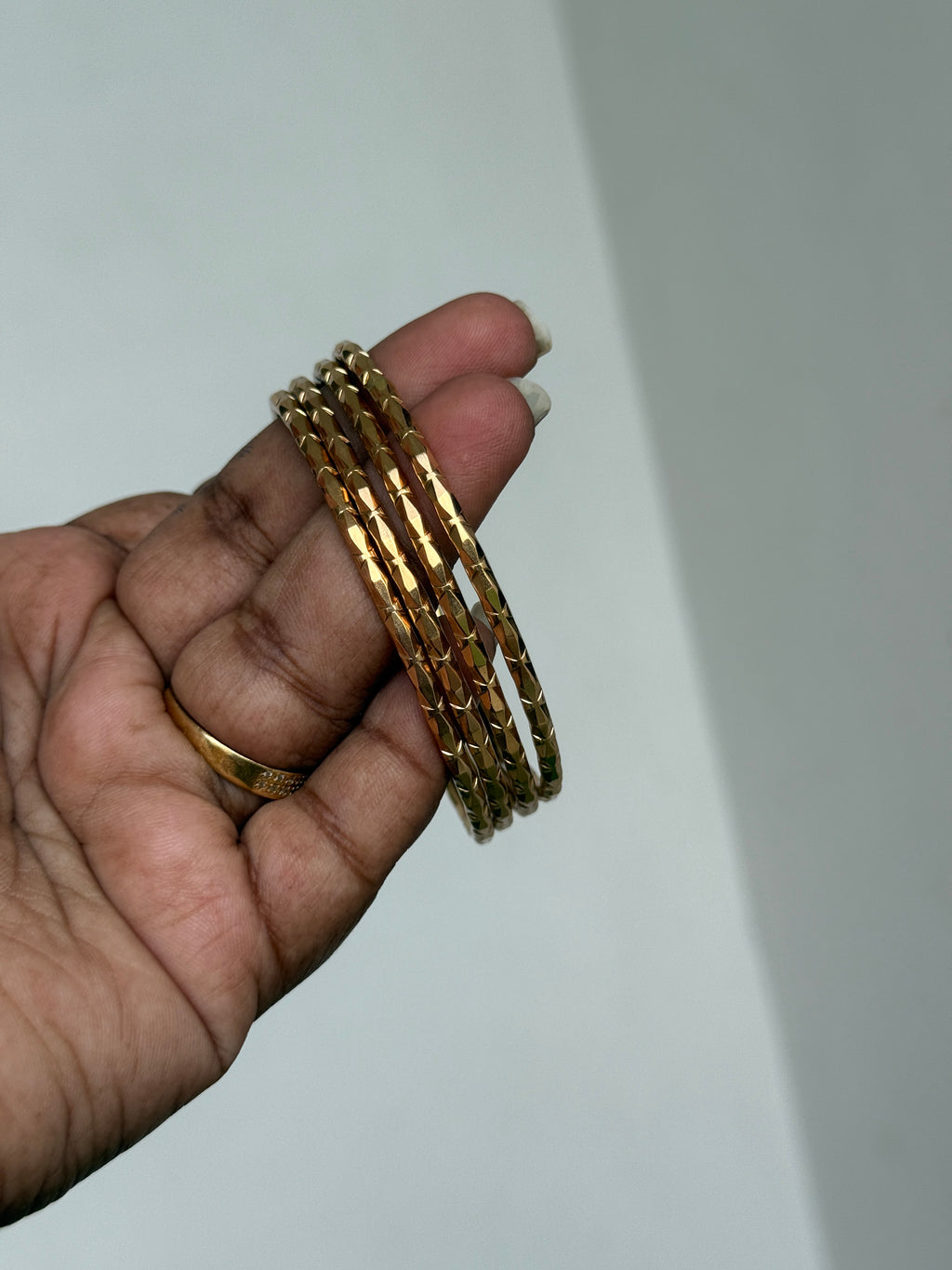Ph066 gold replica panchaloham bangles