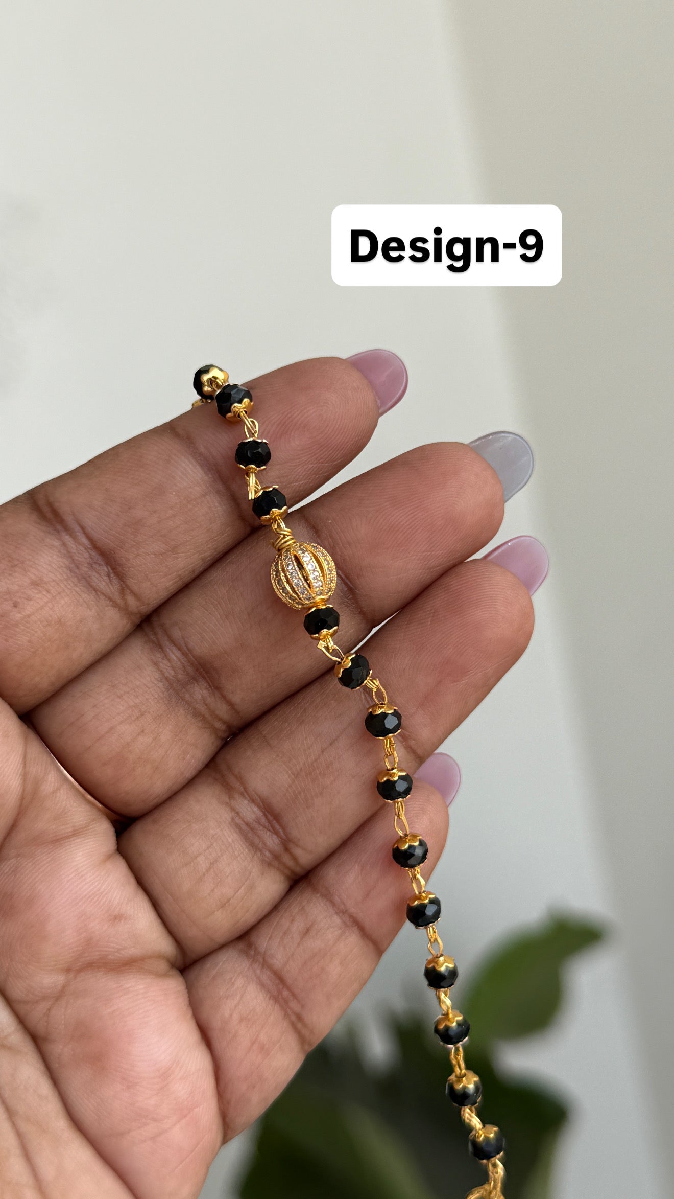 Ph202 Panchaloham blackbeads bracelet
