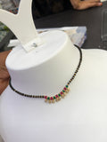 Bb442 single line hangings with 18 inches black beads