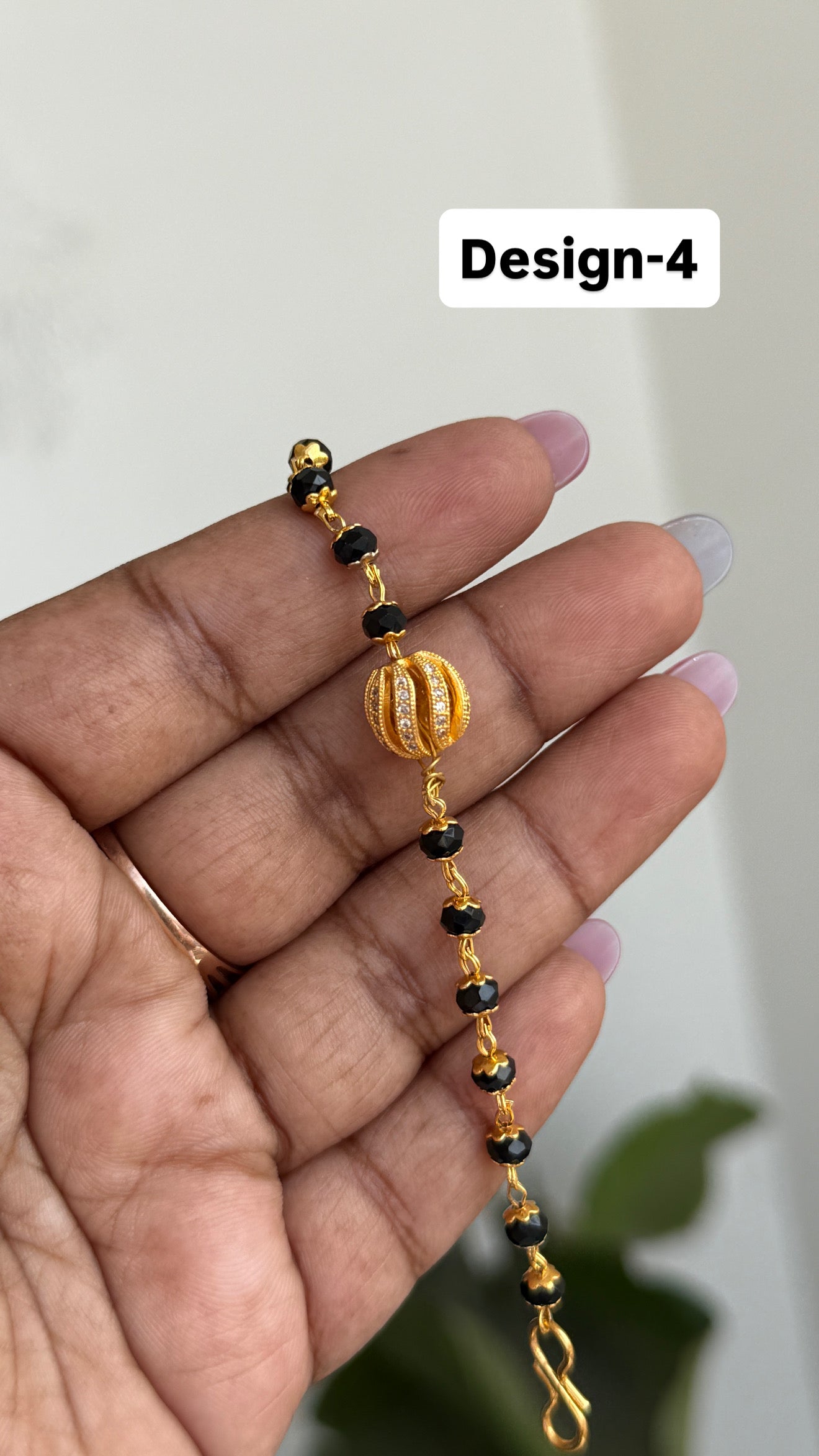 Ph202 Panchaloham blackbeads bracelet