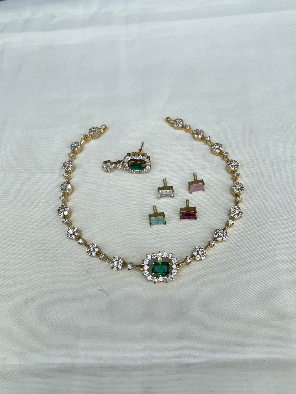 Cc001 Changeable neckset/ choker can use in 2 ways