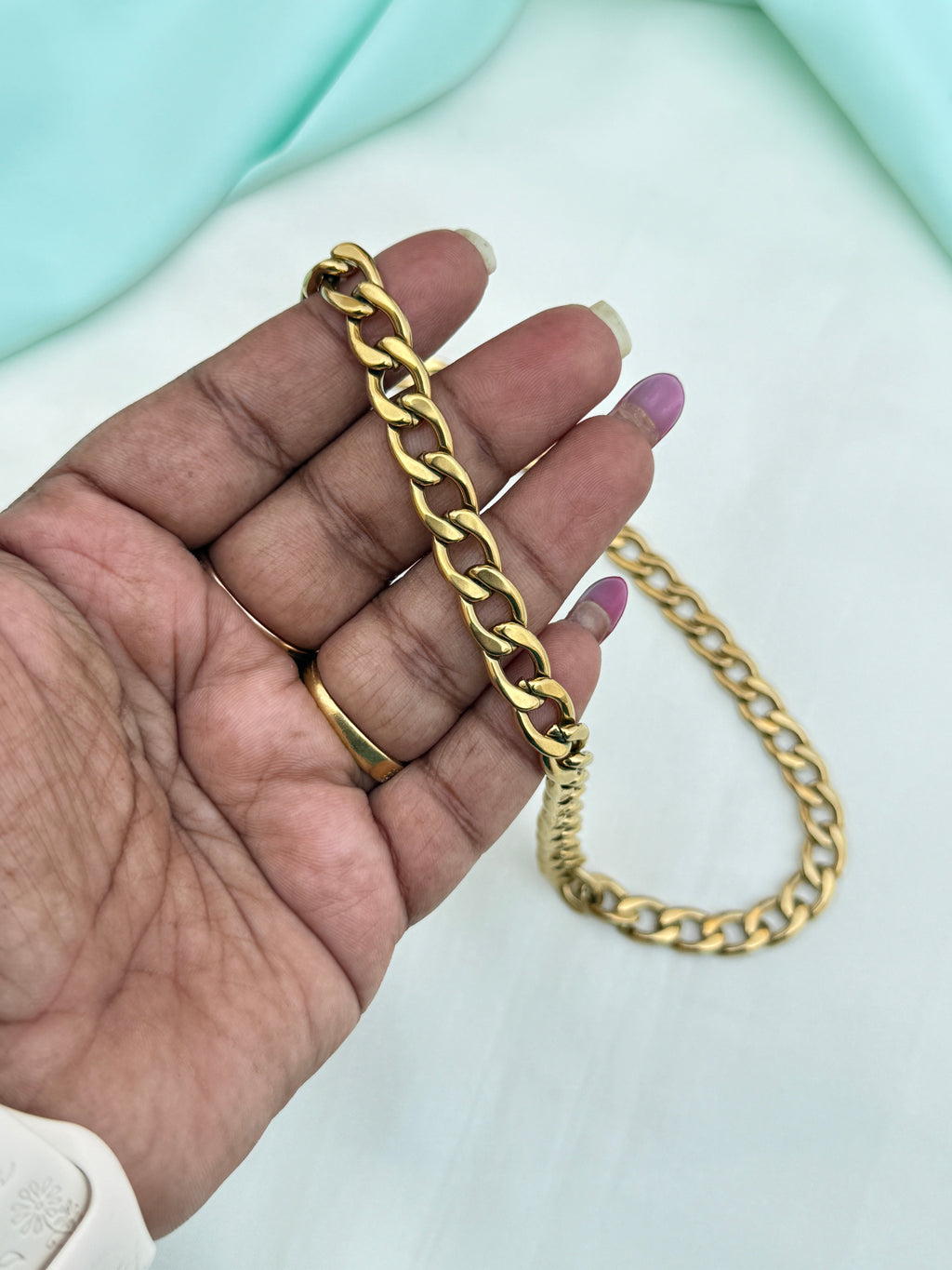 Dc039 anti tarnish 21inches mens daily wear chain
