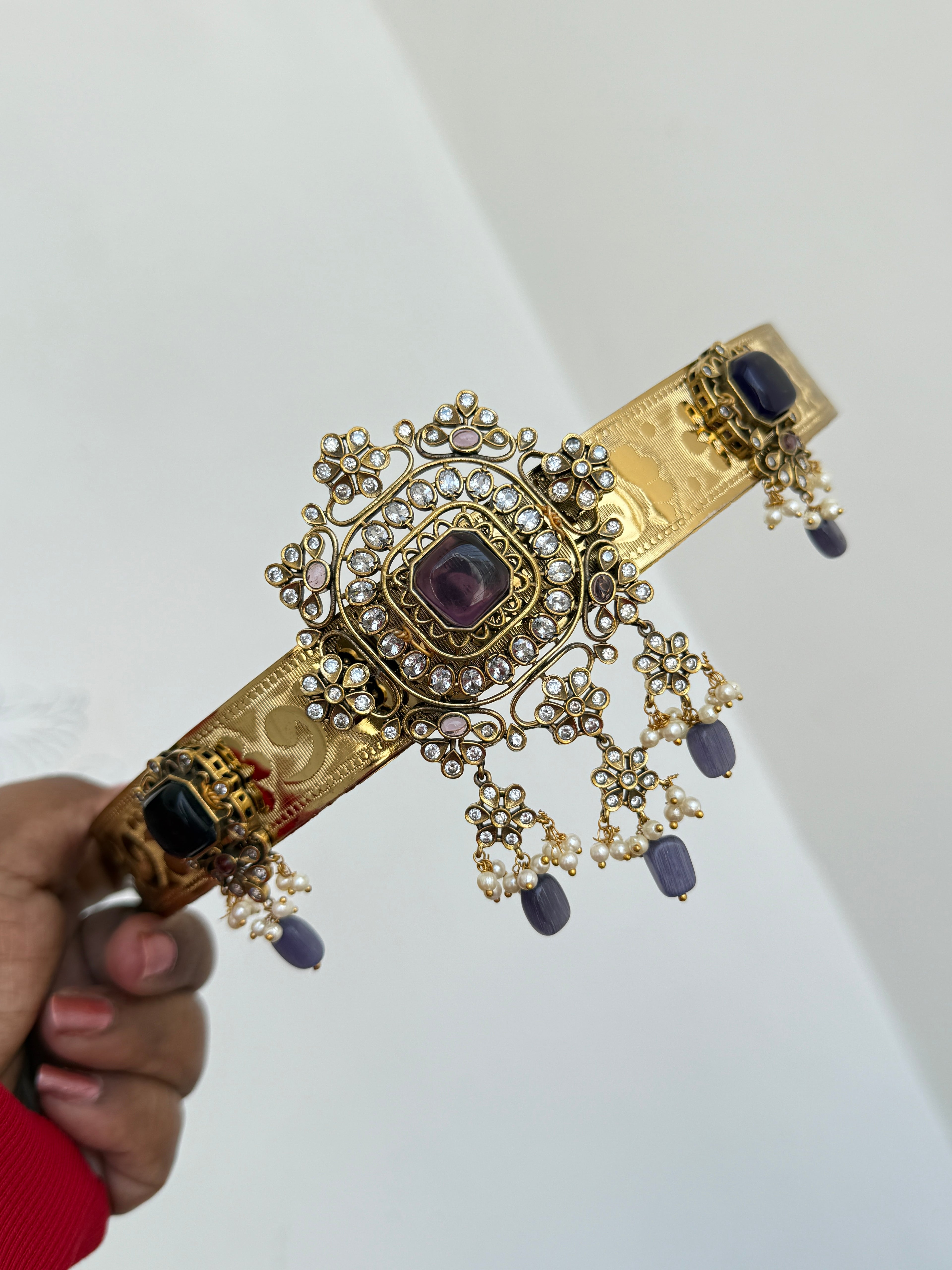 Hb553 Victorian moissanite kids hipbelt