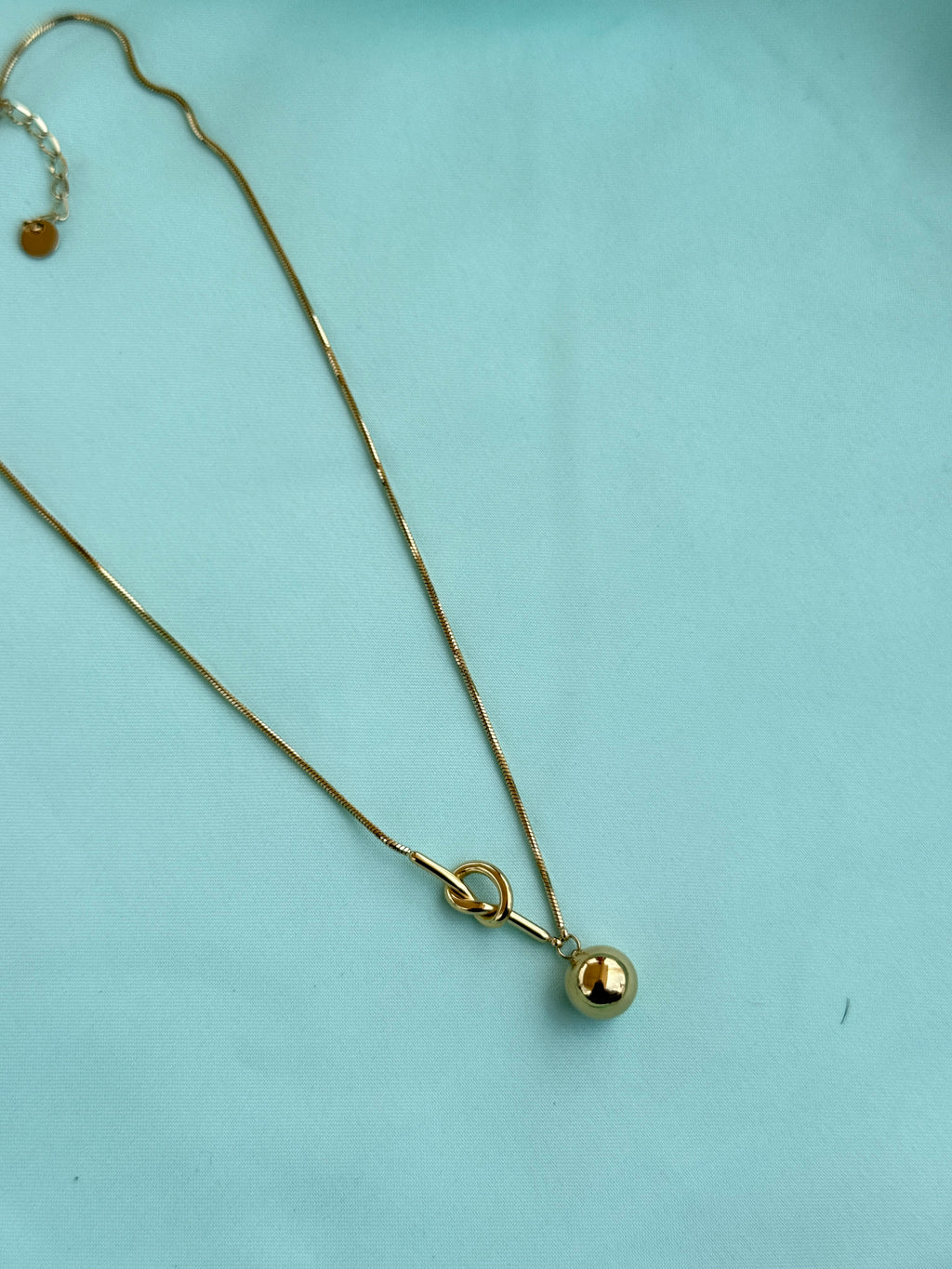 DC083 anti tarnish gold boll 18inches adjustable Daily Wear chains