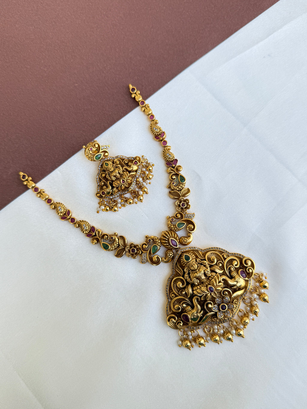 Ns391 nakshi lakshmi Devi neckset