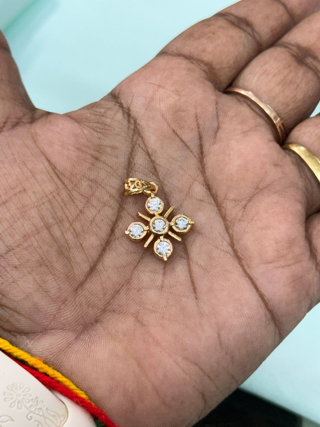 Ph606 Panchaloham 5 stones lockets