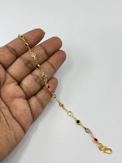 Br514 navarathan bracelet