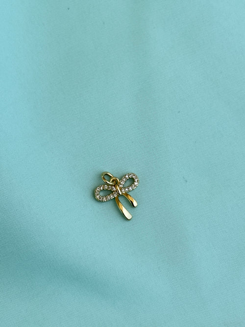 Al013 anti tarnish bow charms (pendent)