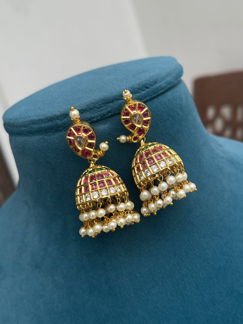 Kemp mango butta earrings
