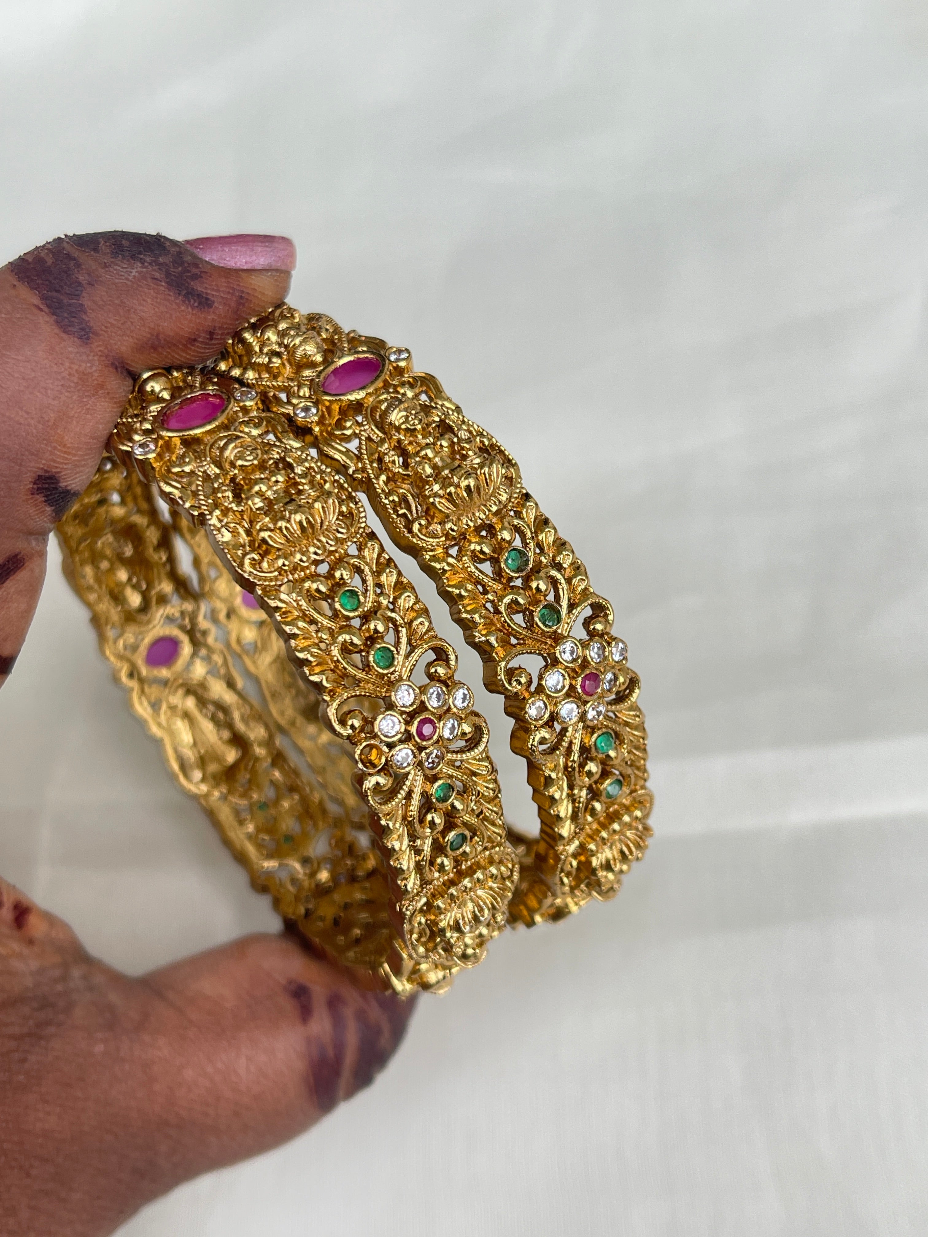 Lakshmi Devi broad bangles sb520