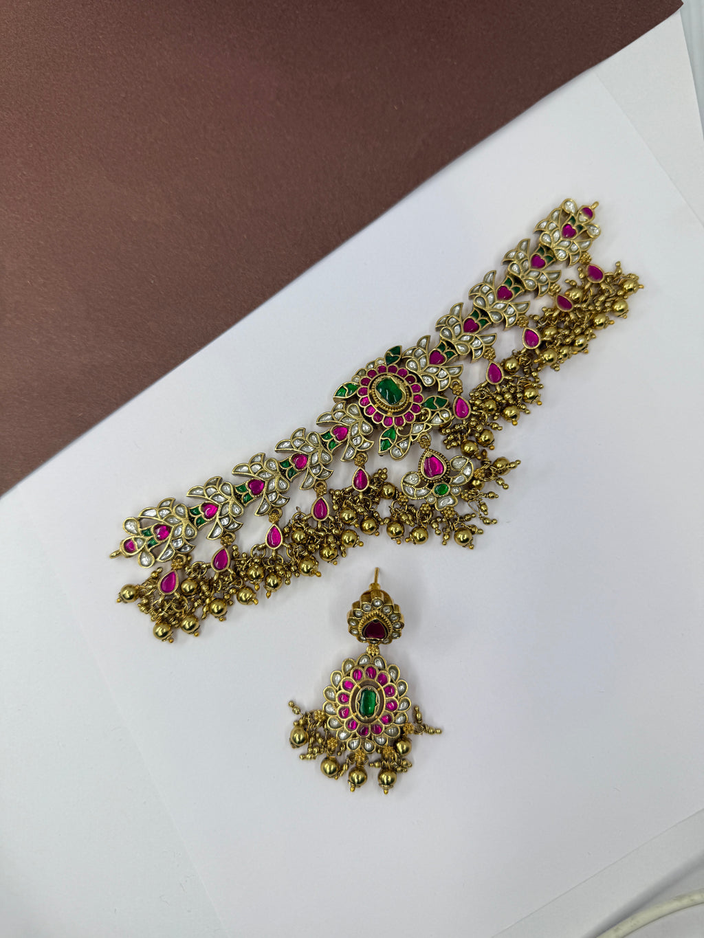 Ns517 jadau kundan choker