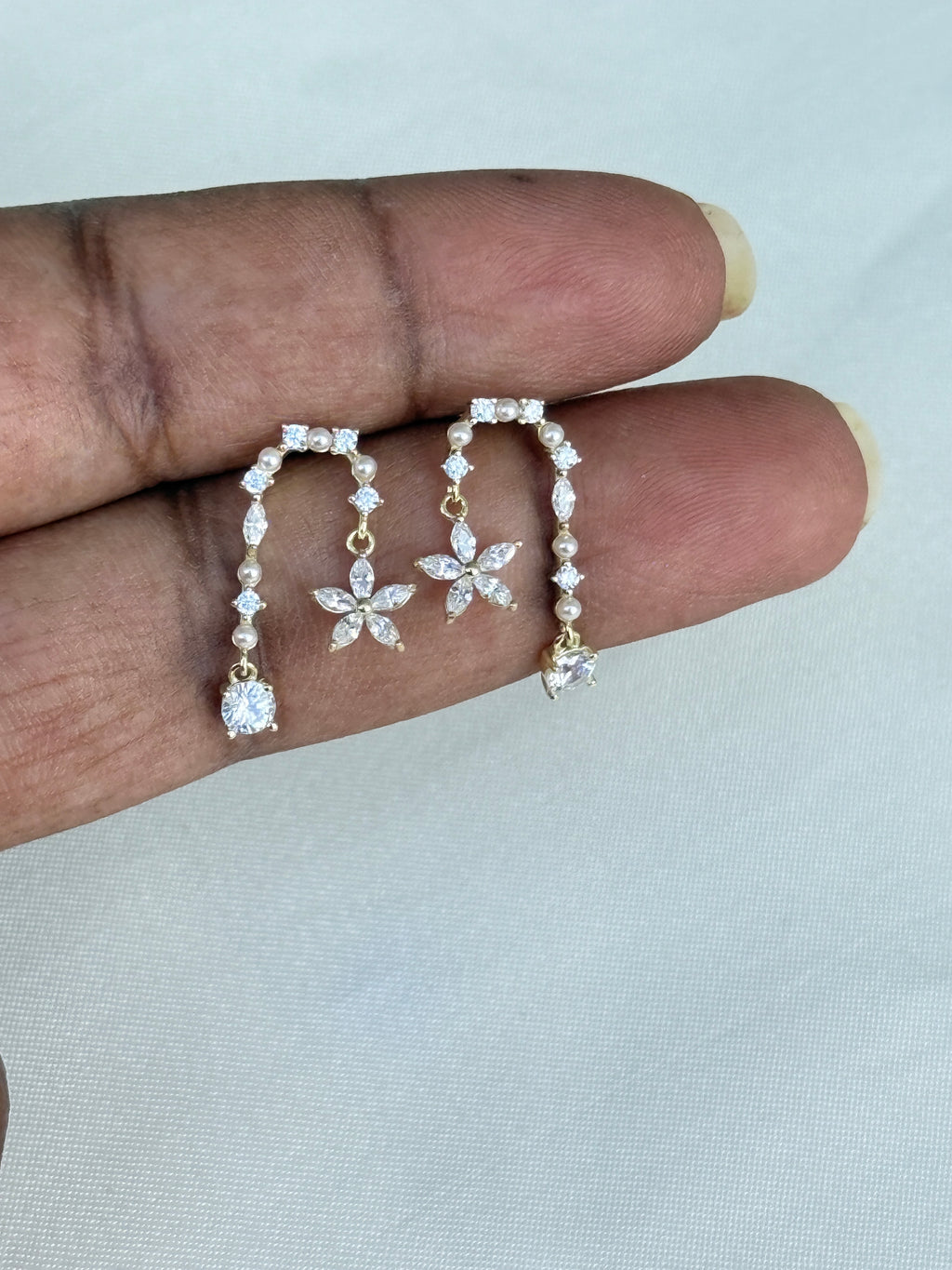 Se020 92.5 silver hallmark western earrings