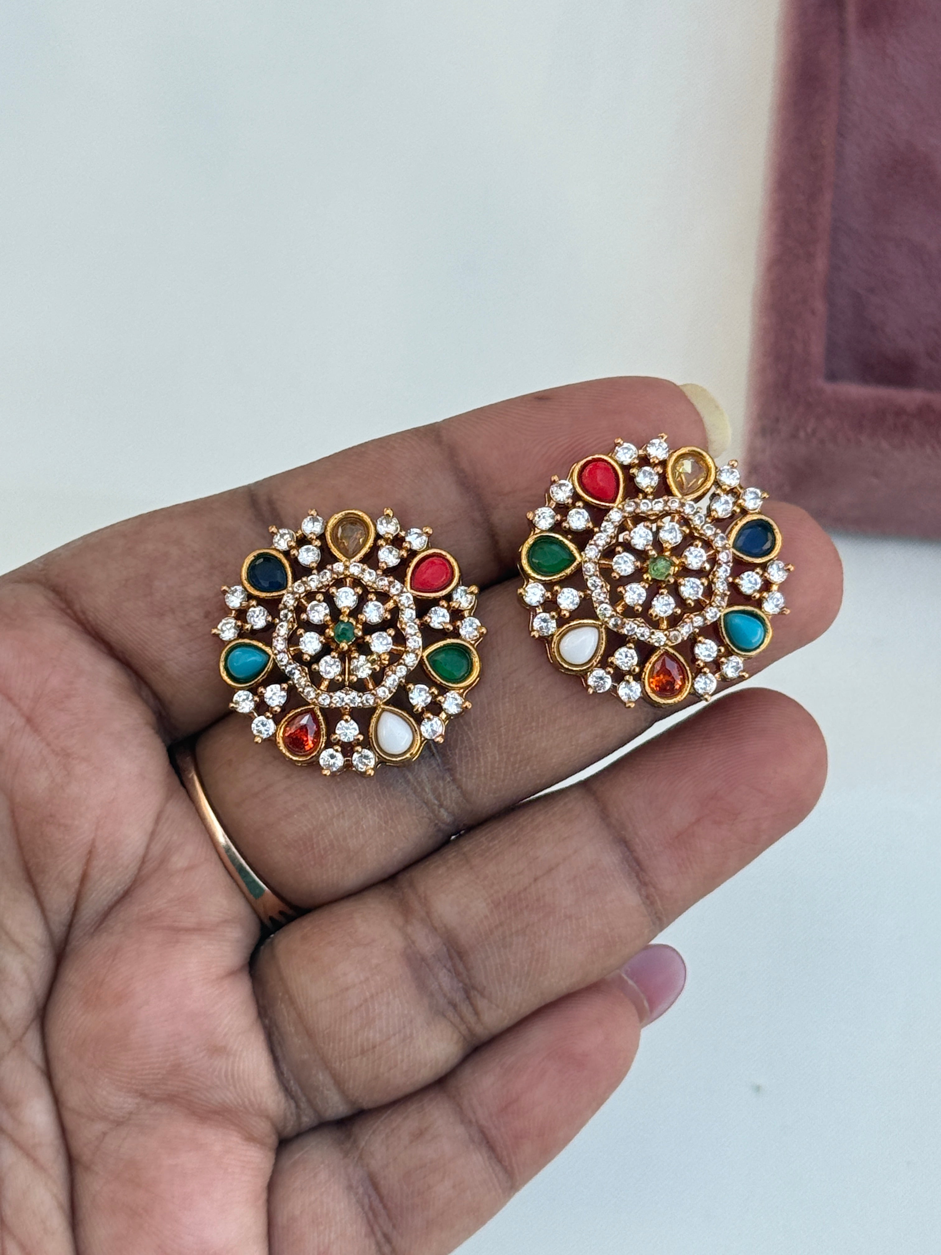 St034 navarathan studs