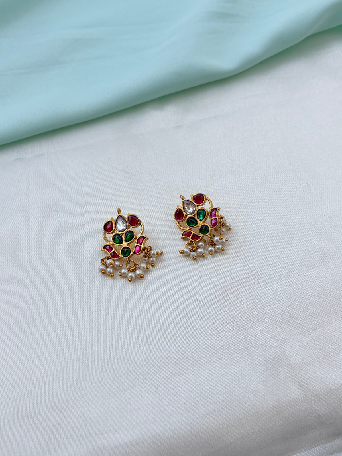 Jadau Kundan small pearls bugadi bg0020