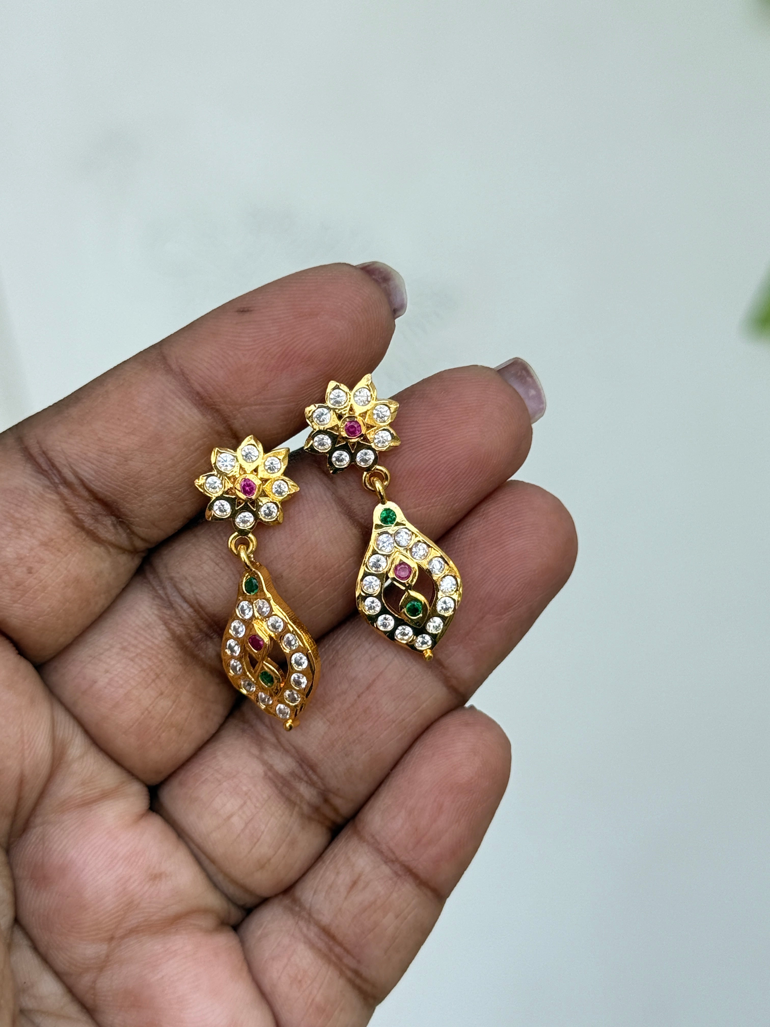 Ph261 panchaloham backscrew earrings