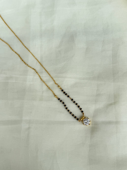 Bb021 single stone 16inches blackbeads