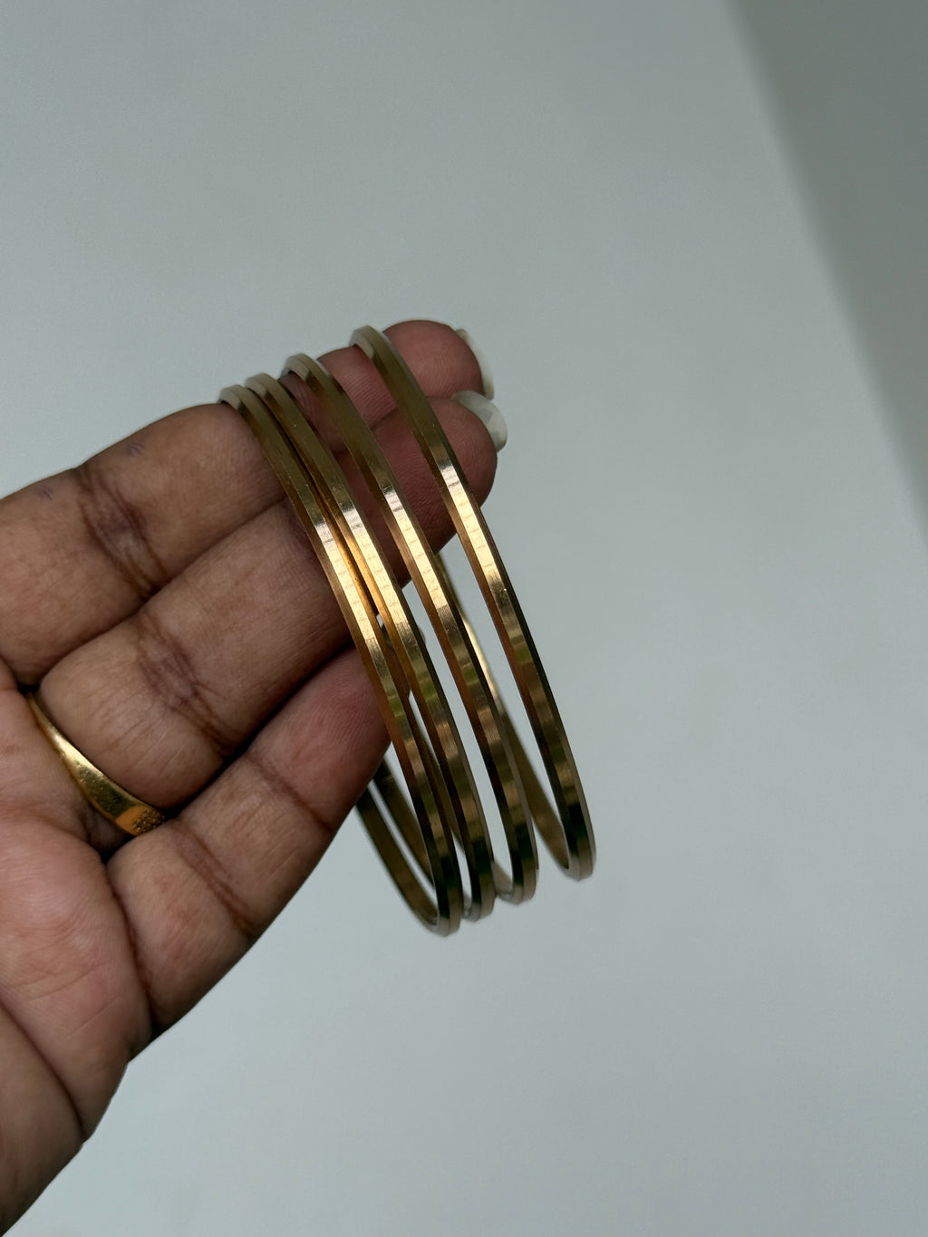 Ph065 gold replica panchaloham bangles