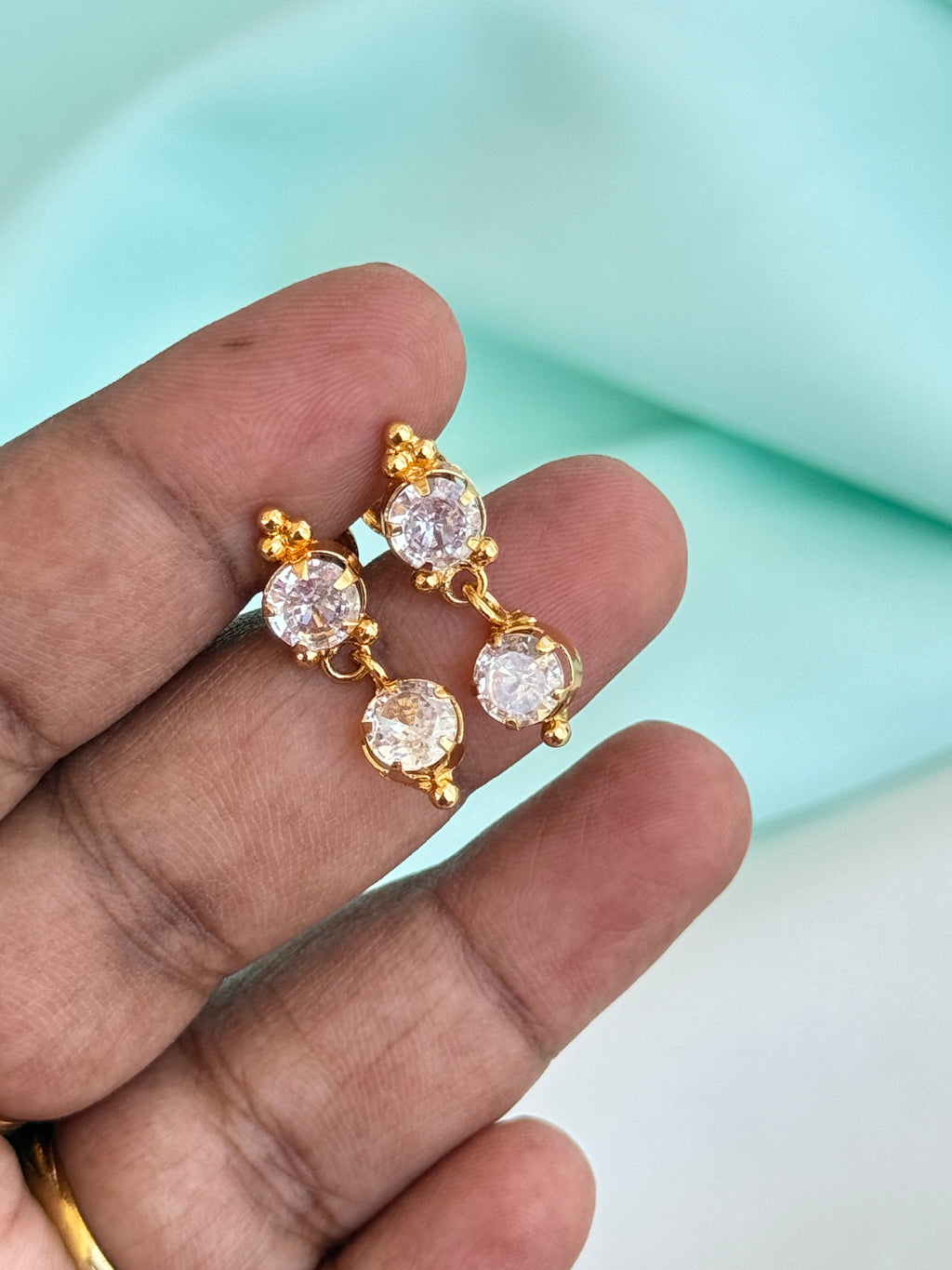Ph516 Panchaloham hanging back screw earrings