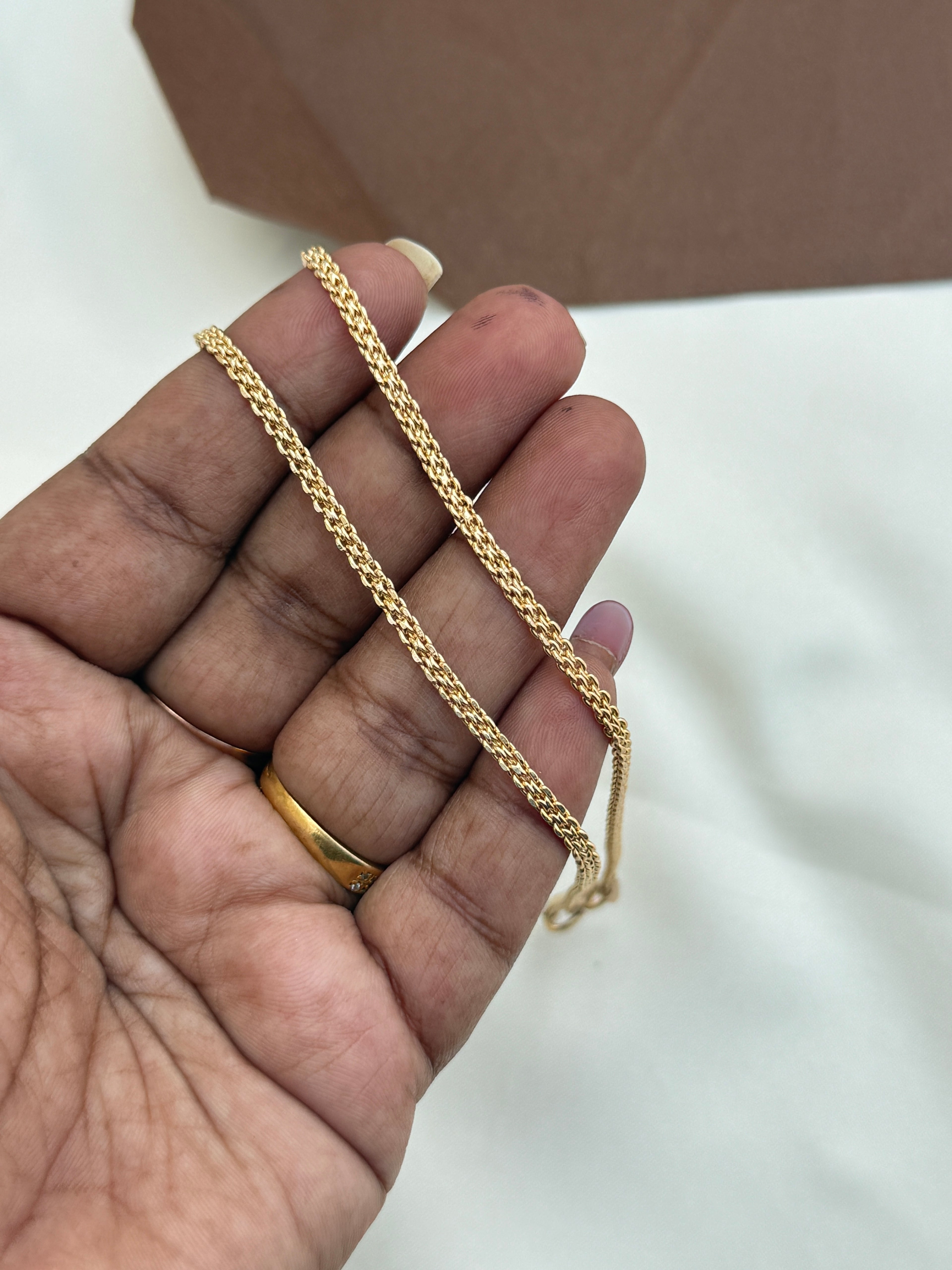 Ak114 Panchaloham unpolished anklets