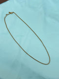 DC040 anti tarnish plain 18inches adjustable Daily Wear chain