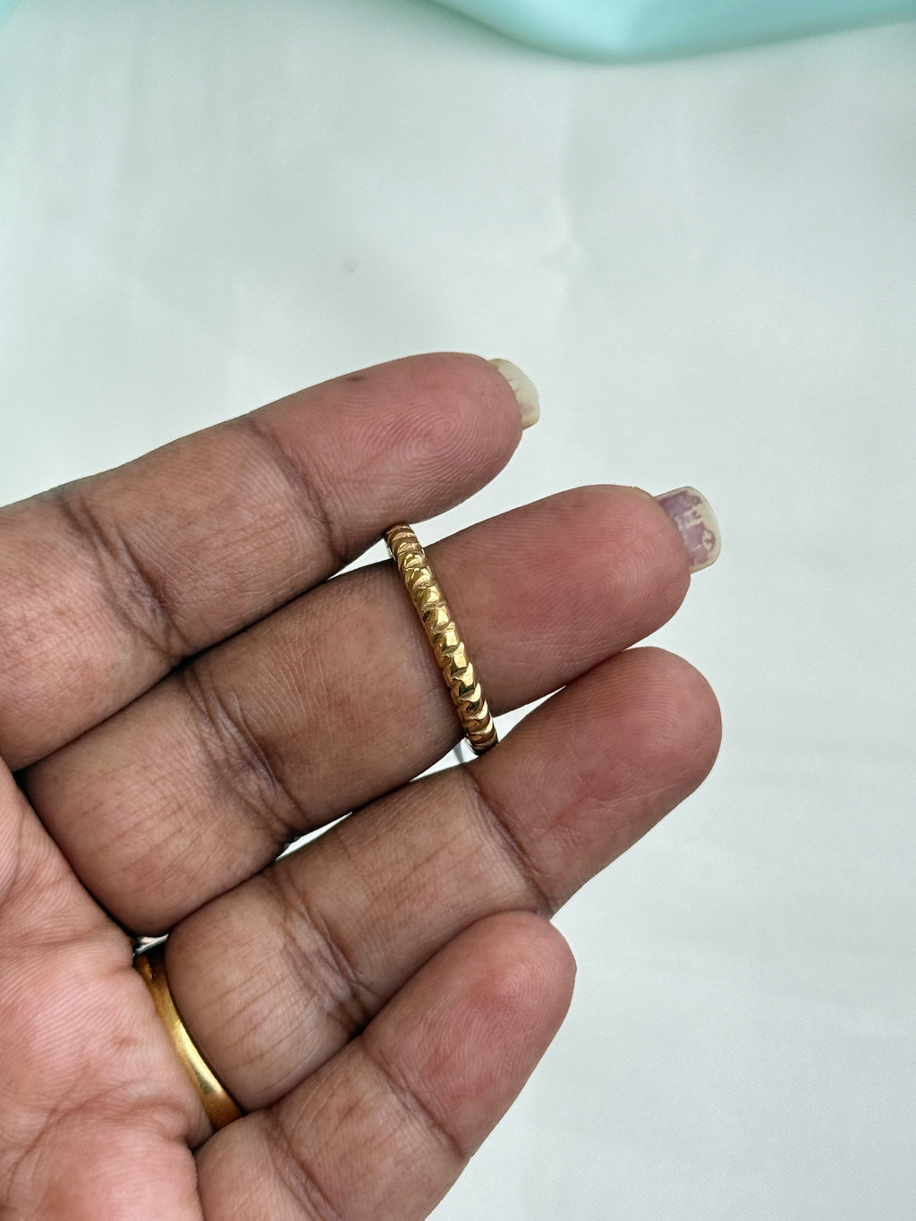 Rg085 anti tarnish finger rings