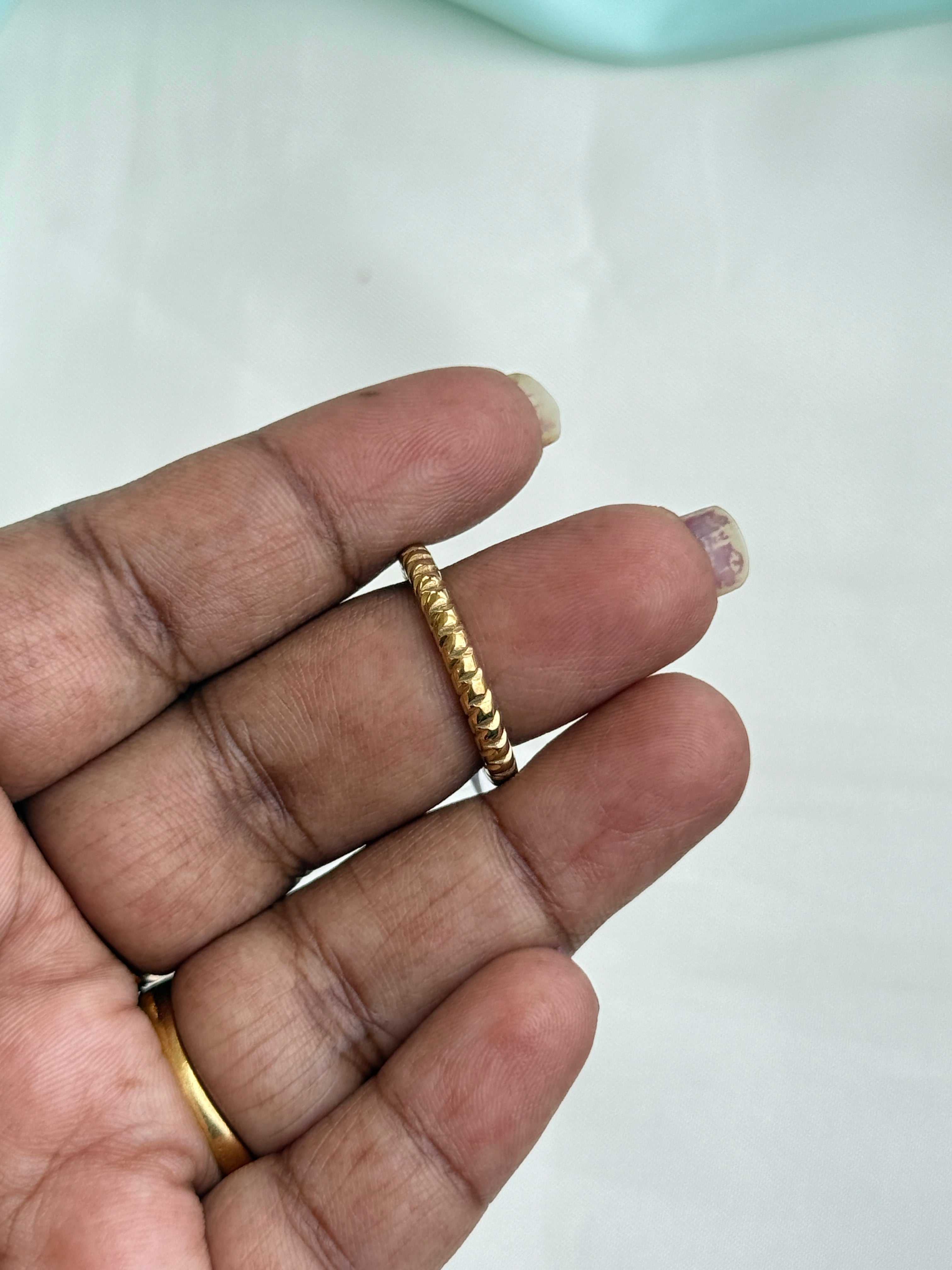 Rg085 anti tarnish finger rings