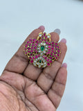 L010 jadau kundan gandaberunda pendant