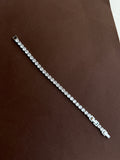 BR538 anti tarnish stones chain bracelet
