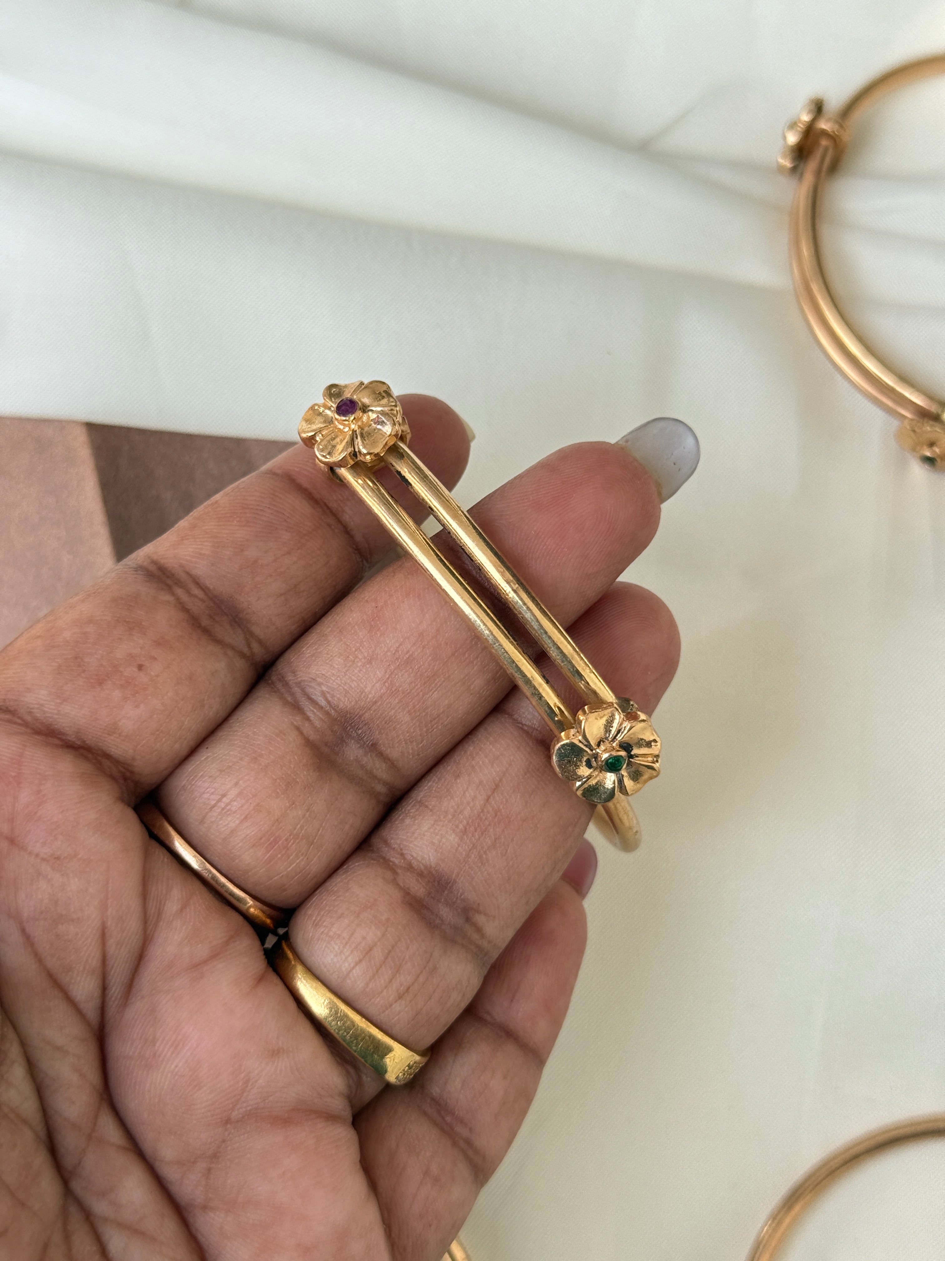 Ph276 unpolished panchaloha adjustable bracelet