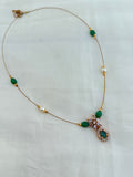 Ns009 flower invisible Neckset