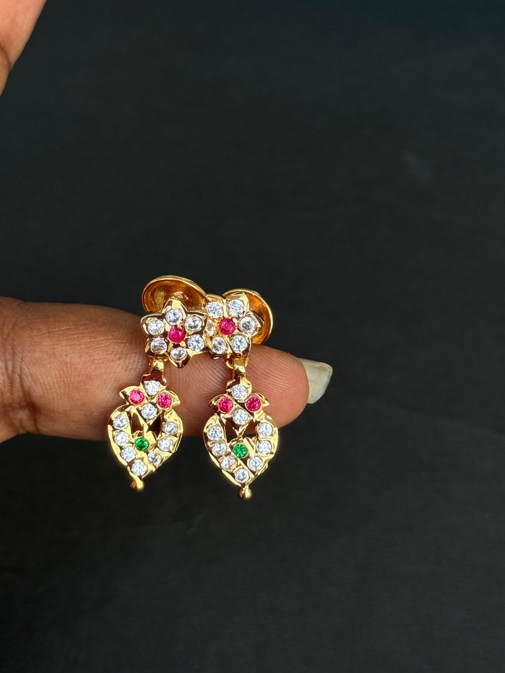 Ph009 removable hanging back screw panchaloham earrings